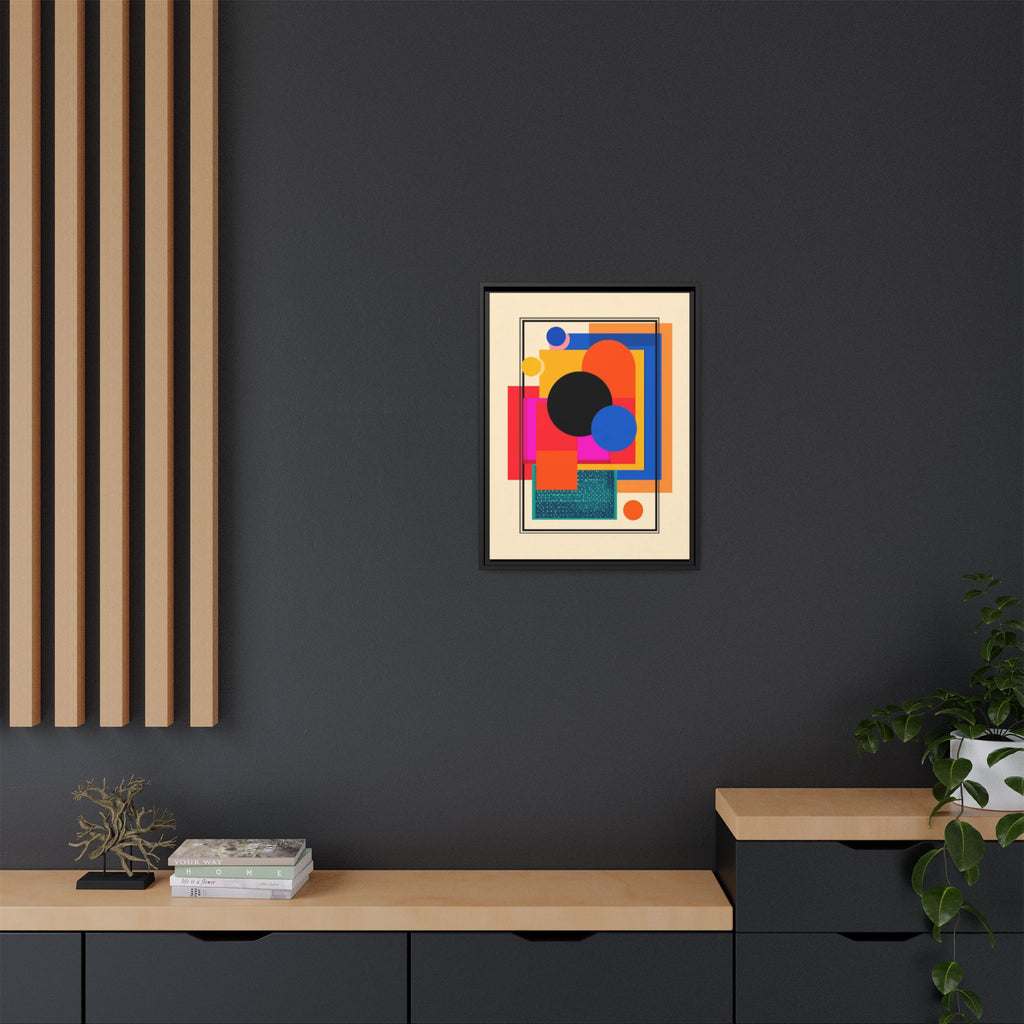 Geometric Harmony: Abstract Color Blocks, Mid-Century Modern Design, Minimalist Art Composition   |   Custom Orders Accepted