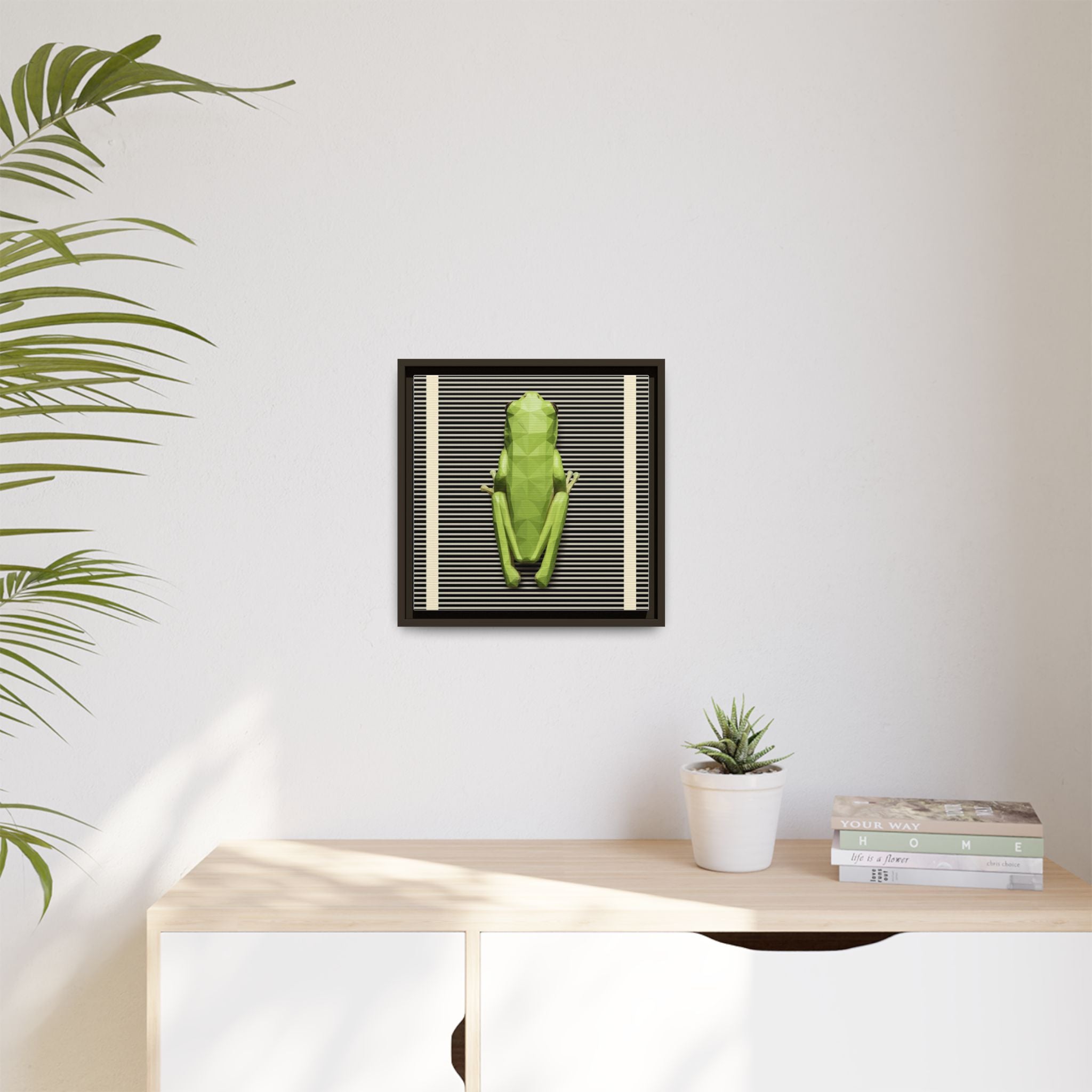 Geometric Amphibian: Low-Poly Frog Design, Digital Art Minimalism   |  Personalized & Custom Orders Available