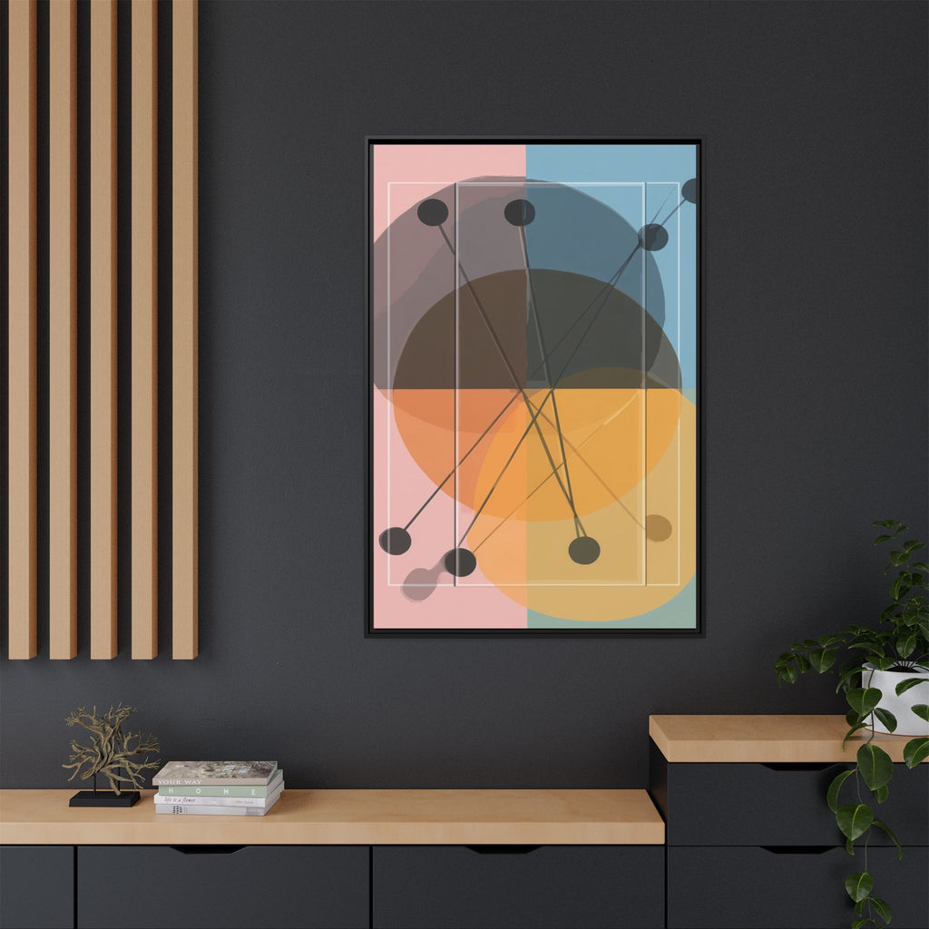 Geometric Intersections: Pastel Quadrants, Mid-Century Minimalism, Network Nodes   |   Custom Orders Accepted