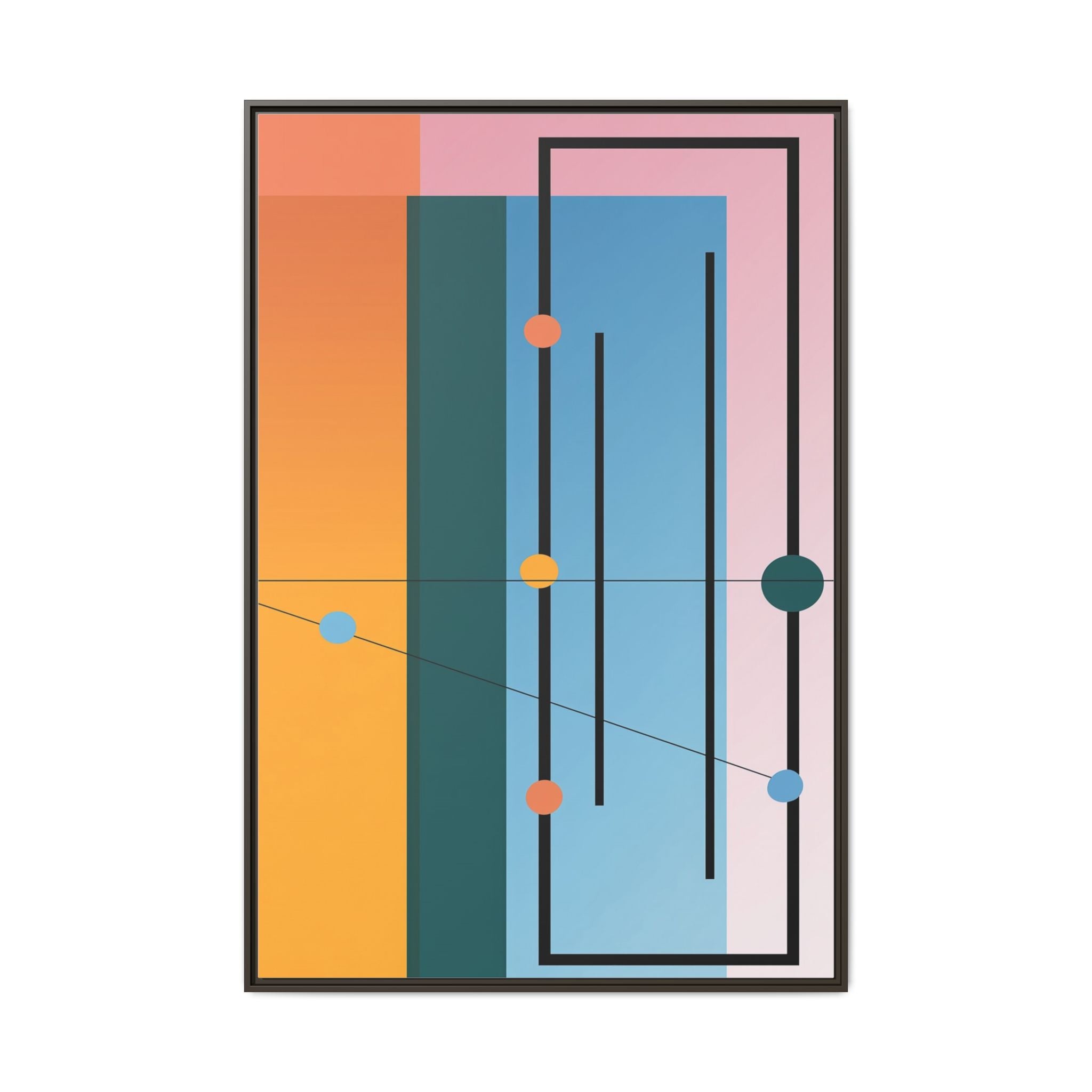 Geometric Harmony: Constructivist Color Planes, Modernist Composition, Abstract Spatial Rhythm   |   Custom Orders Accepted