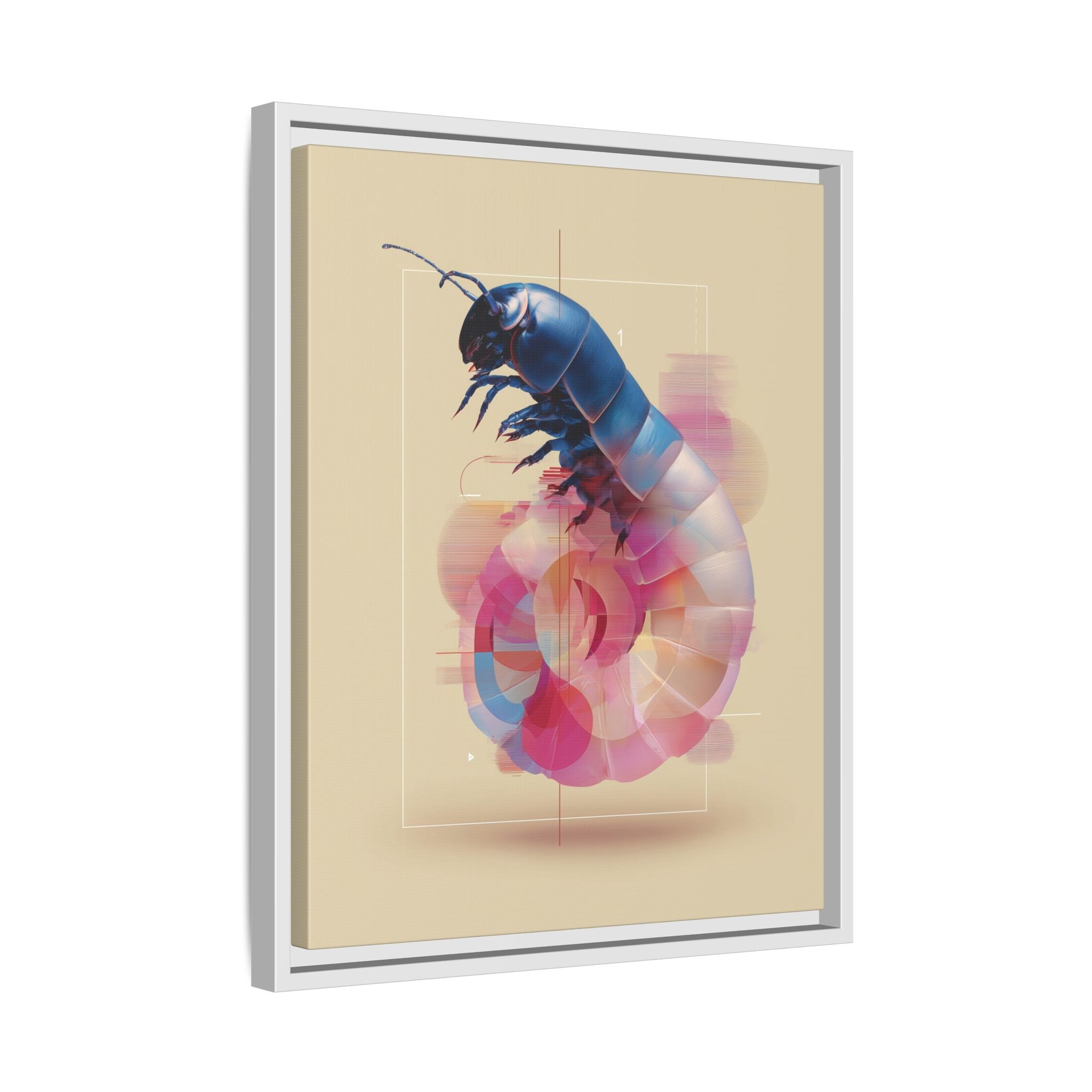 Exoskeleton Cipher: Digital Insect Rendering, Geometric Glitch Art   |    Custom Orders Available