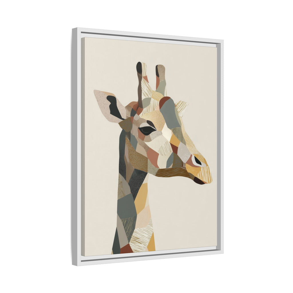 Geometric Giraffe: Cubist Wildlife Abstraction, Polygon Animal Portrait   |  Personalized & Custom Orders Available