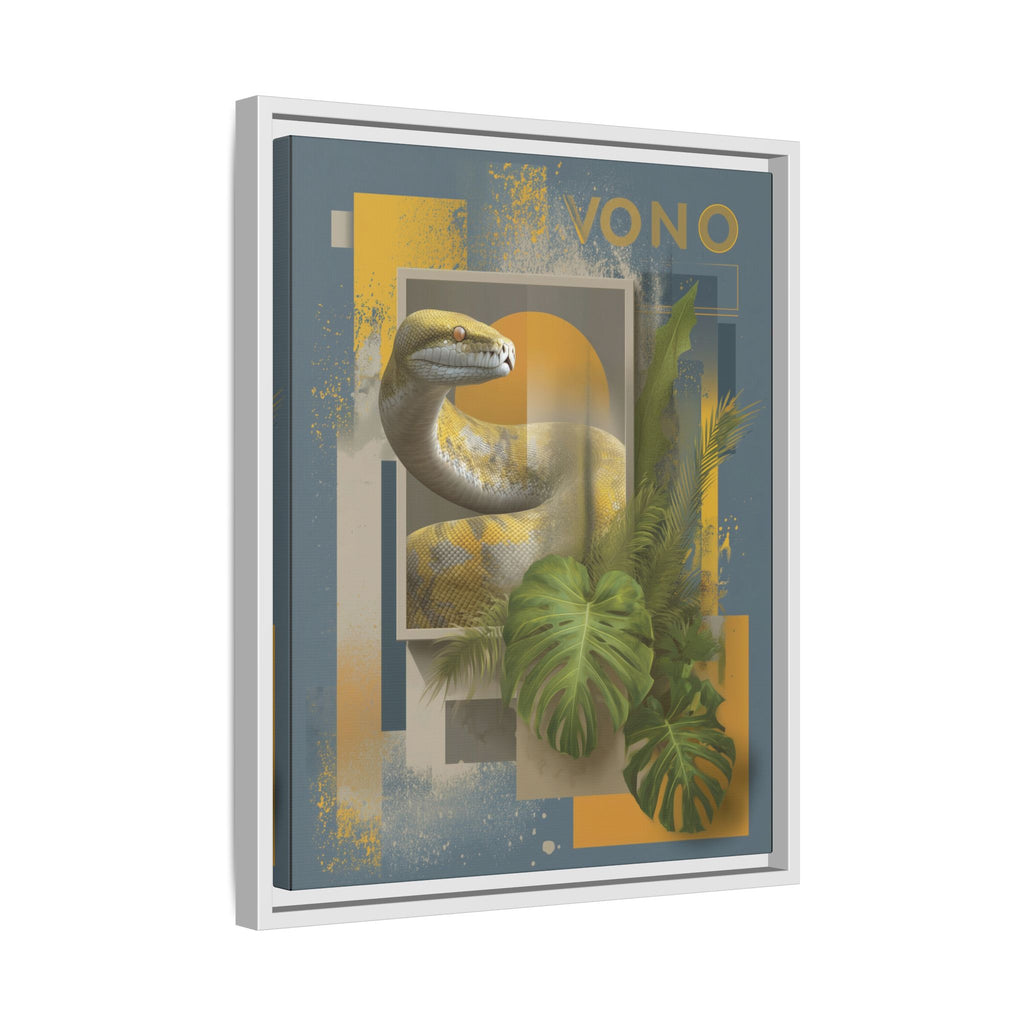 Serpent in Geometrics: Tropical Graphic Design, Modern Nature Illustration   |    Custom Orders Available