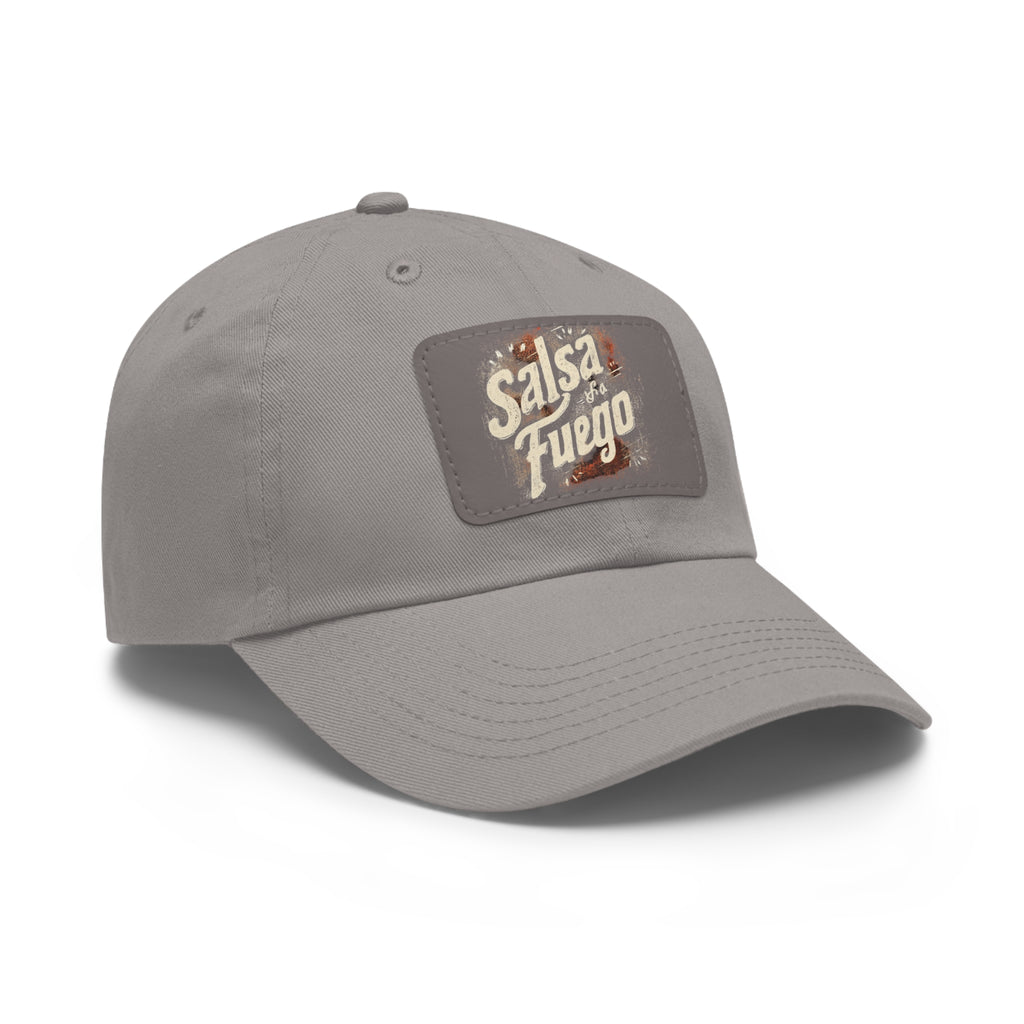 Salsa Fuego Dad Hat with Leather Patch (Rectangle)