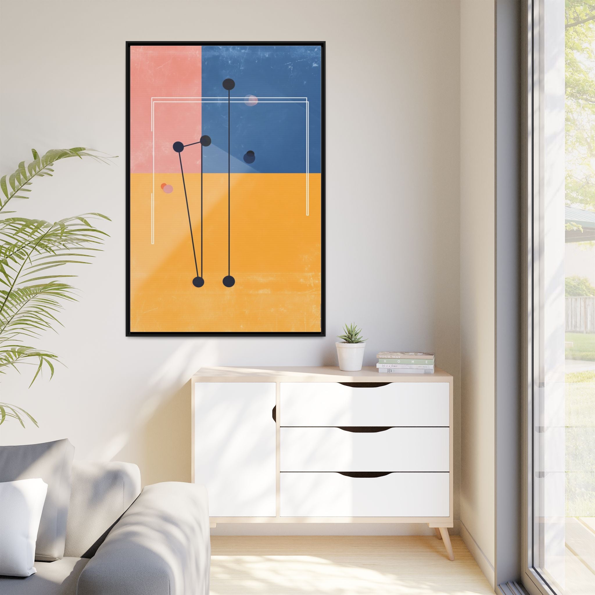 Nexus of Connection: Geometric Abstraction, Modernist Composition, Digital Color Blocks   |   Custom Orders Accepted