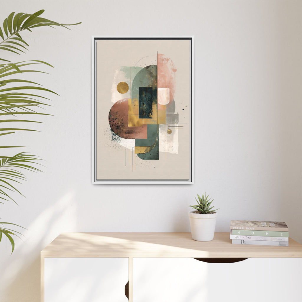 Organic Geometries: Fragmented Forms, Digital Abstract Composition, Layered Minimalist Art   |   Custom Orders Accepted