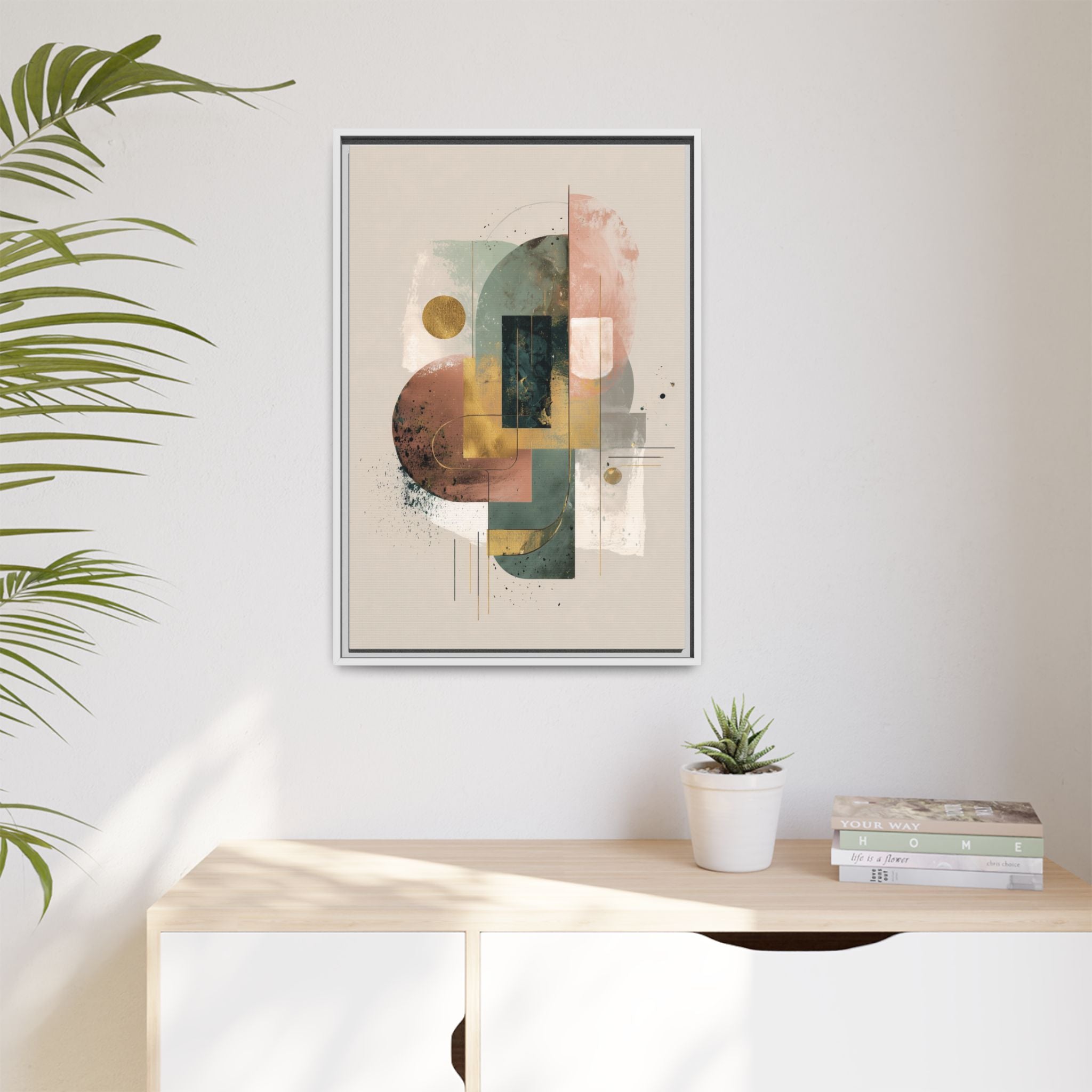 Organic Geometries: Fragmented Forms, Digital Abstract Composition, Layered Minimalist Art   |   Custom Orders Accepted