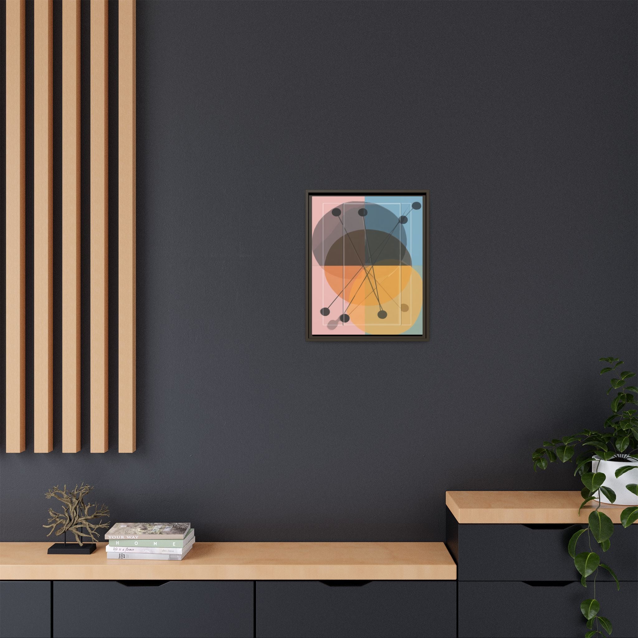 Geometric Intersections: Pastel Quadrants, Mid-Century Minimalism, Network Nodes   |   Custom Orders Accepted