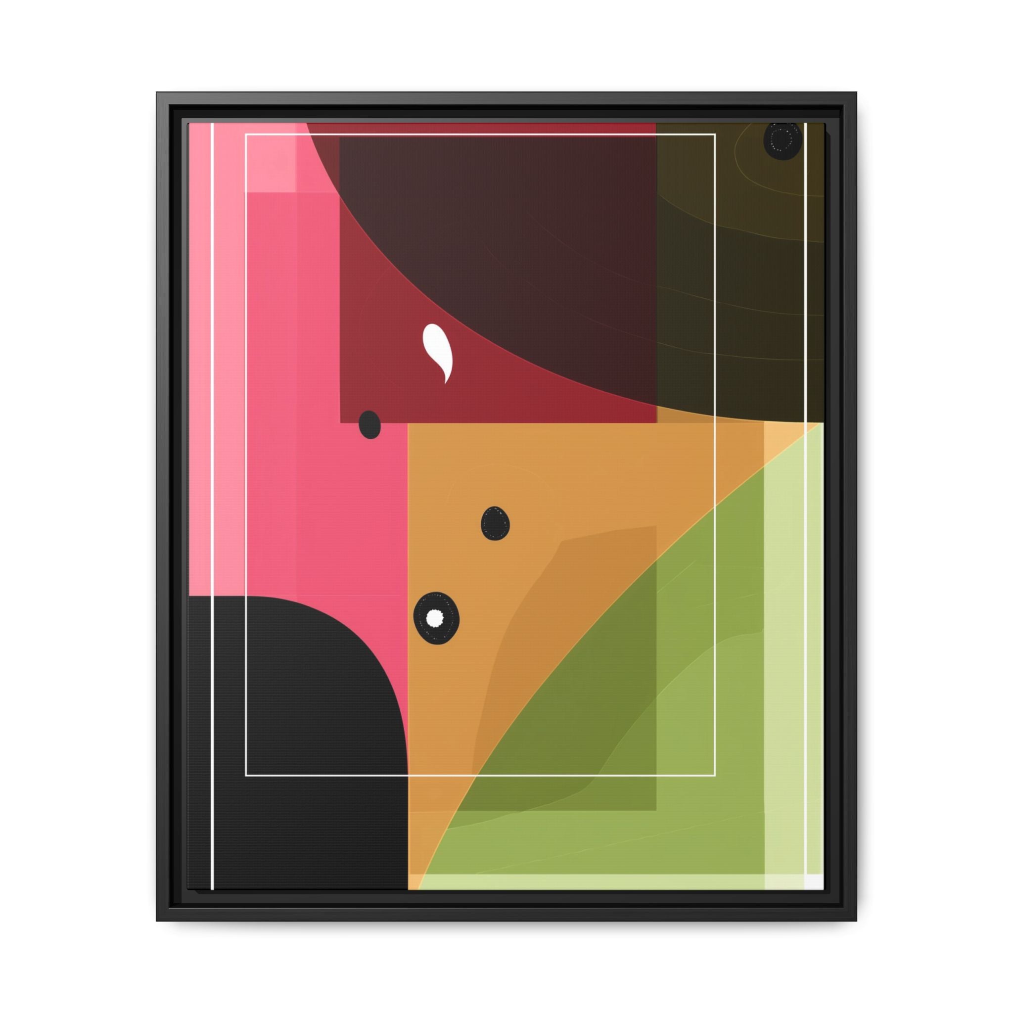 Geometric Convergence: Abstract Modernist Composition, Constructivist Color Blocking, Layered Geometric Design   |   Custom Orders Accepted