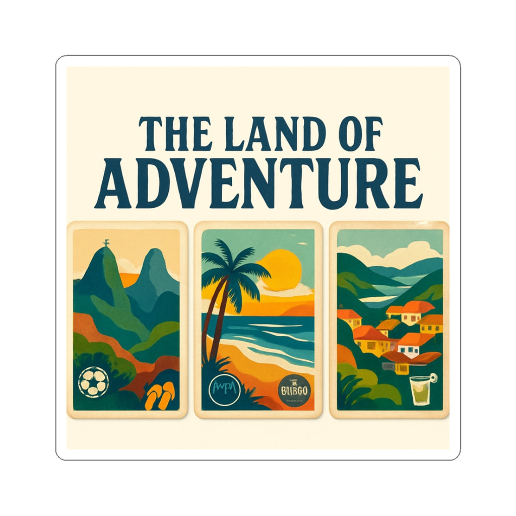 Adventure Kiss-Cut Stickers Rio De Janeiro Brazil