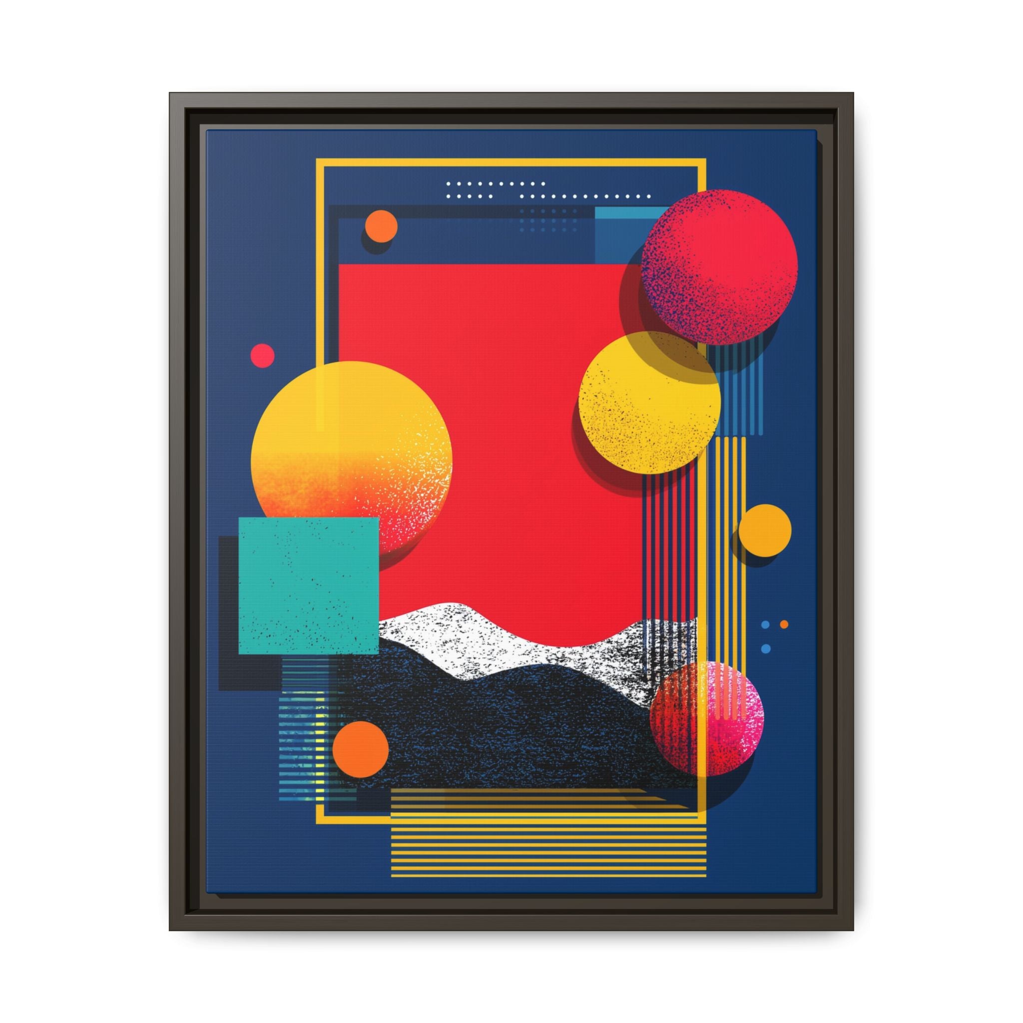 Geometric Horizons: Abstract Landscape Composition, Modernist Digital Art, Colorful Geometric Design   |   Custom Orders Accepted