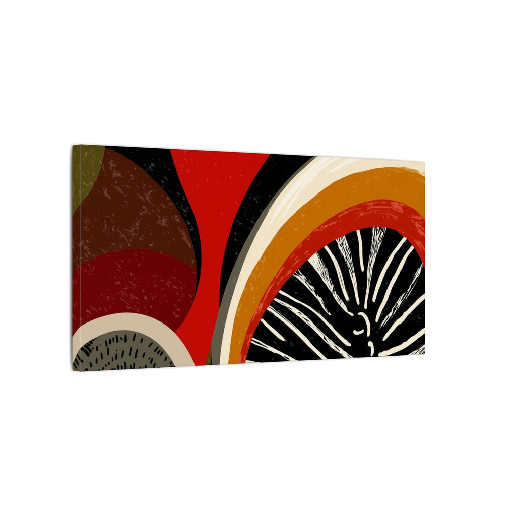 Harmonic Convergence: Organic Geometry, Mid-Century Modern Abstract, Earthy Palette Composition   |   Custom Orders Accepted