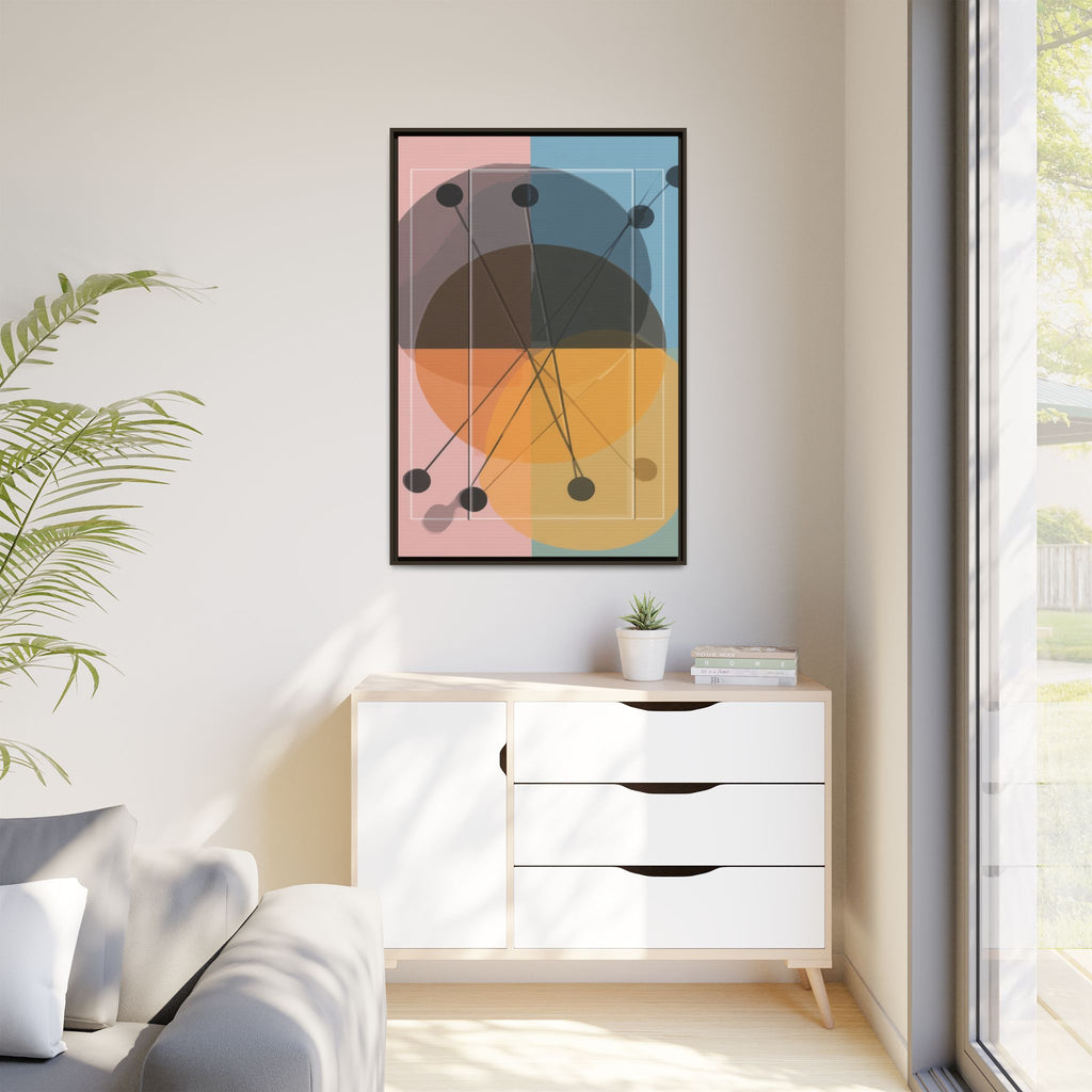 Geometric Intersections: Pastel Quadrants, Mid-Century Minimalism, Network Nodes   |   Custom Orders Accepted