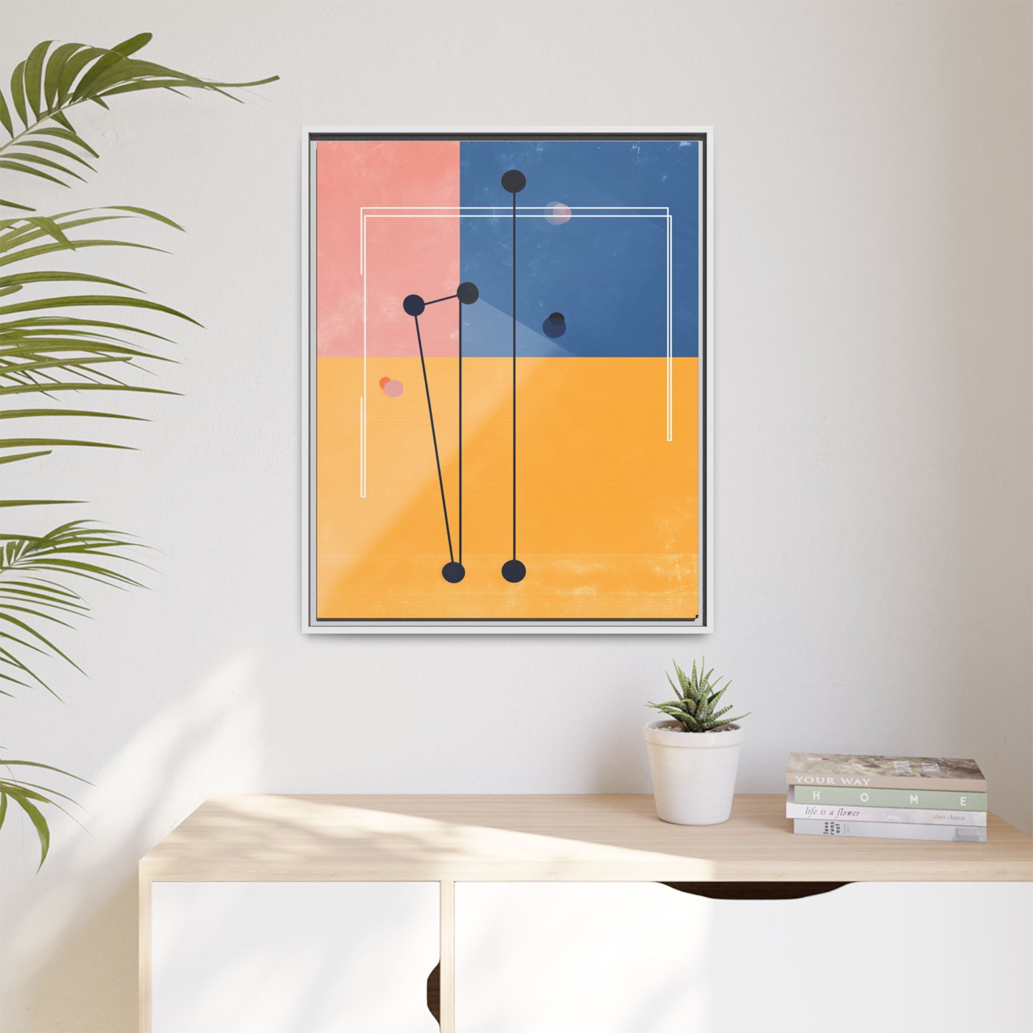 Nexus of Connection: Geometric Abstraction, Modernist Composition, Digital Color Blocks   |   Custom Orders Accepted