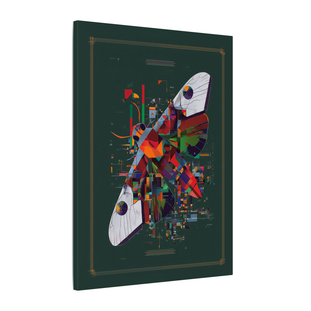 Metamorphic Geometry: Digital Cubist Butterfly, Fragmented Insect Abstraction   |    Custom Orders Available