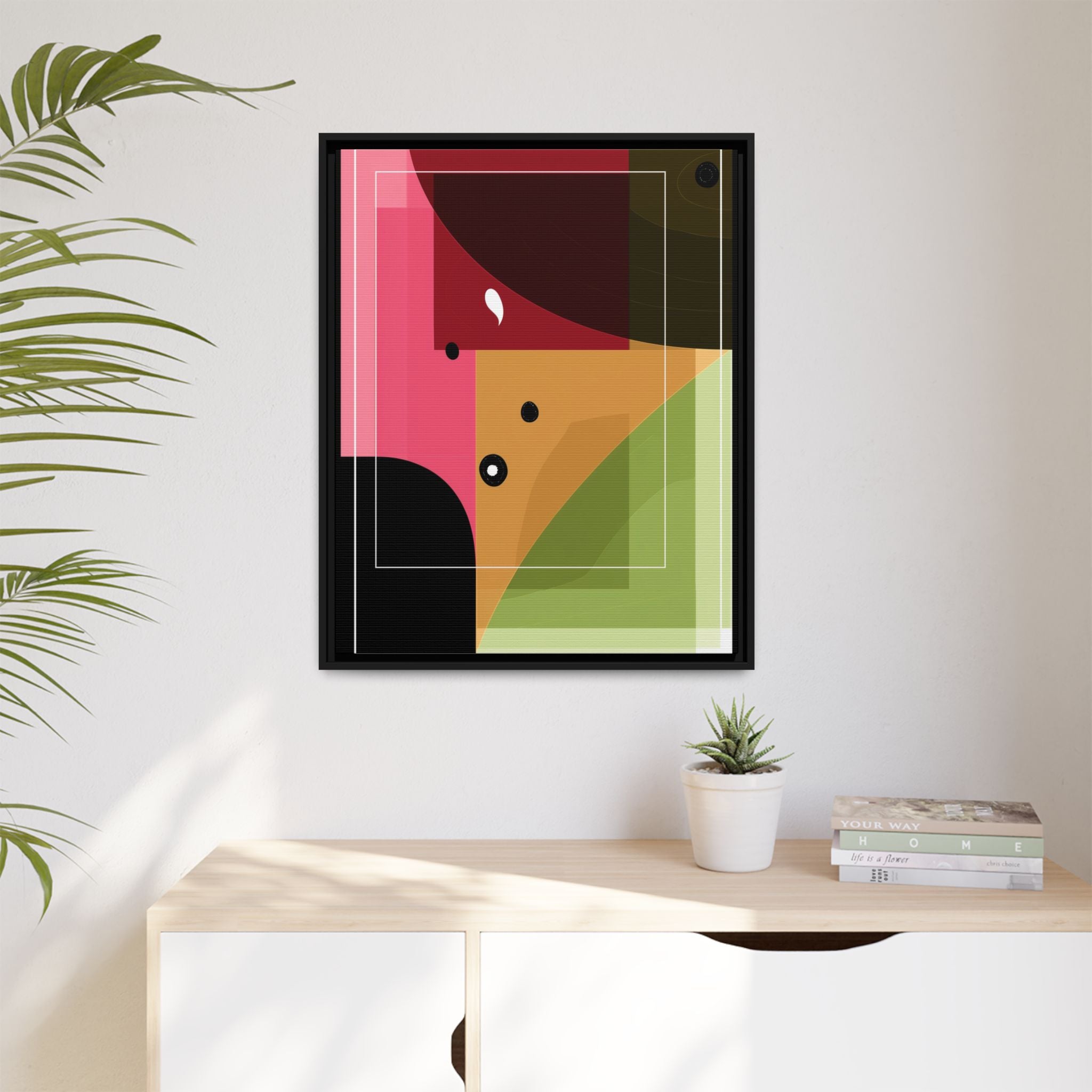Geometric Convergence: Abstract Modernist Composition, Constructivist Color Blocking, Layered Geometric Design   |   Custom Orders Accepted