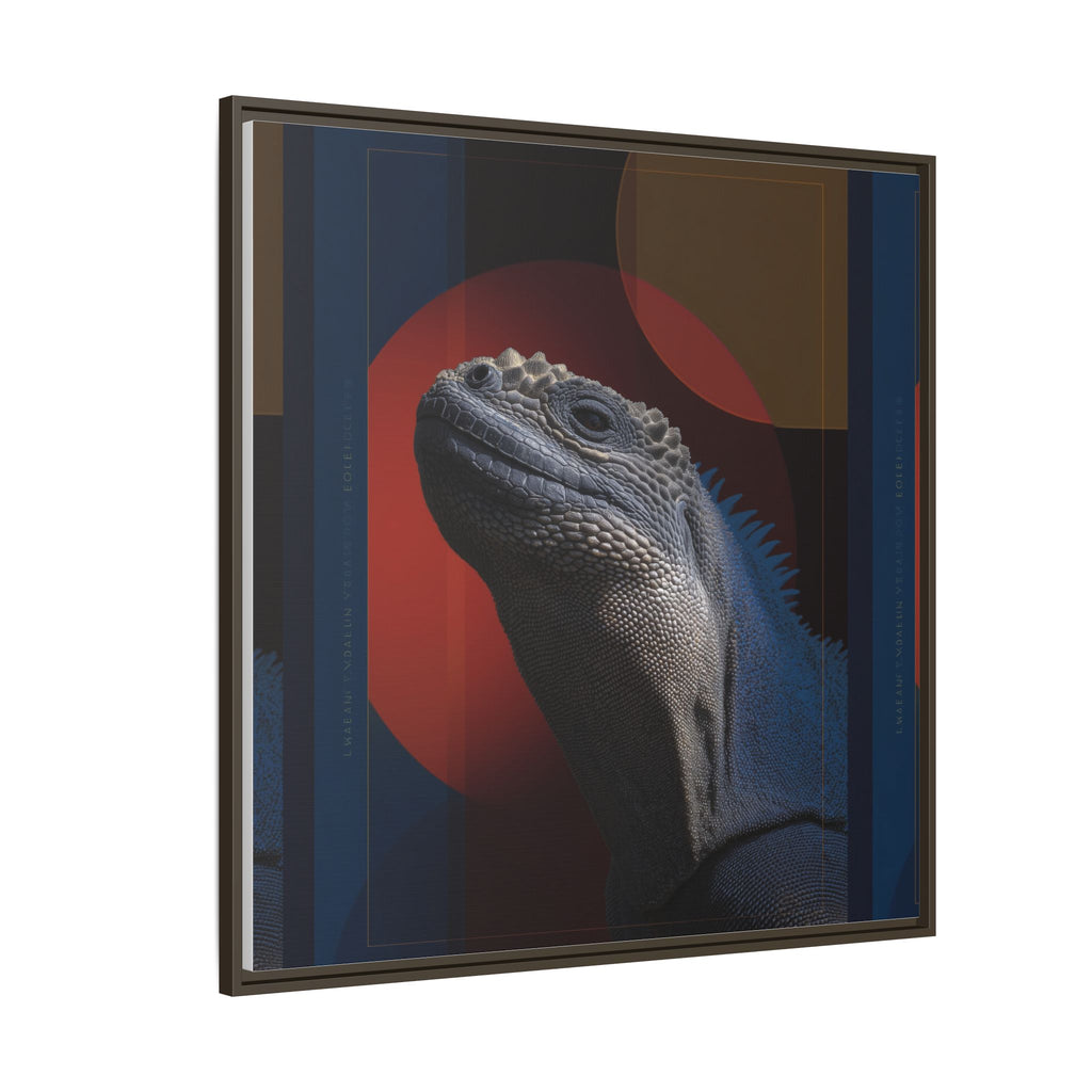 Scales of Antiquity: Prehistoric Reptilian Portrait, Abstract Geometric Composition   |    Custom Orders Available