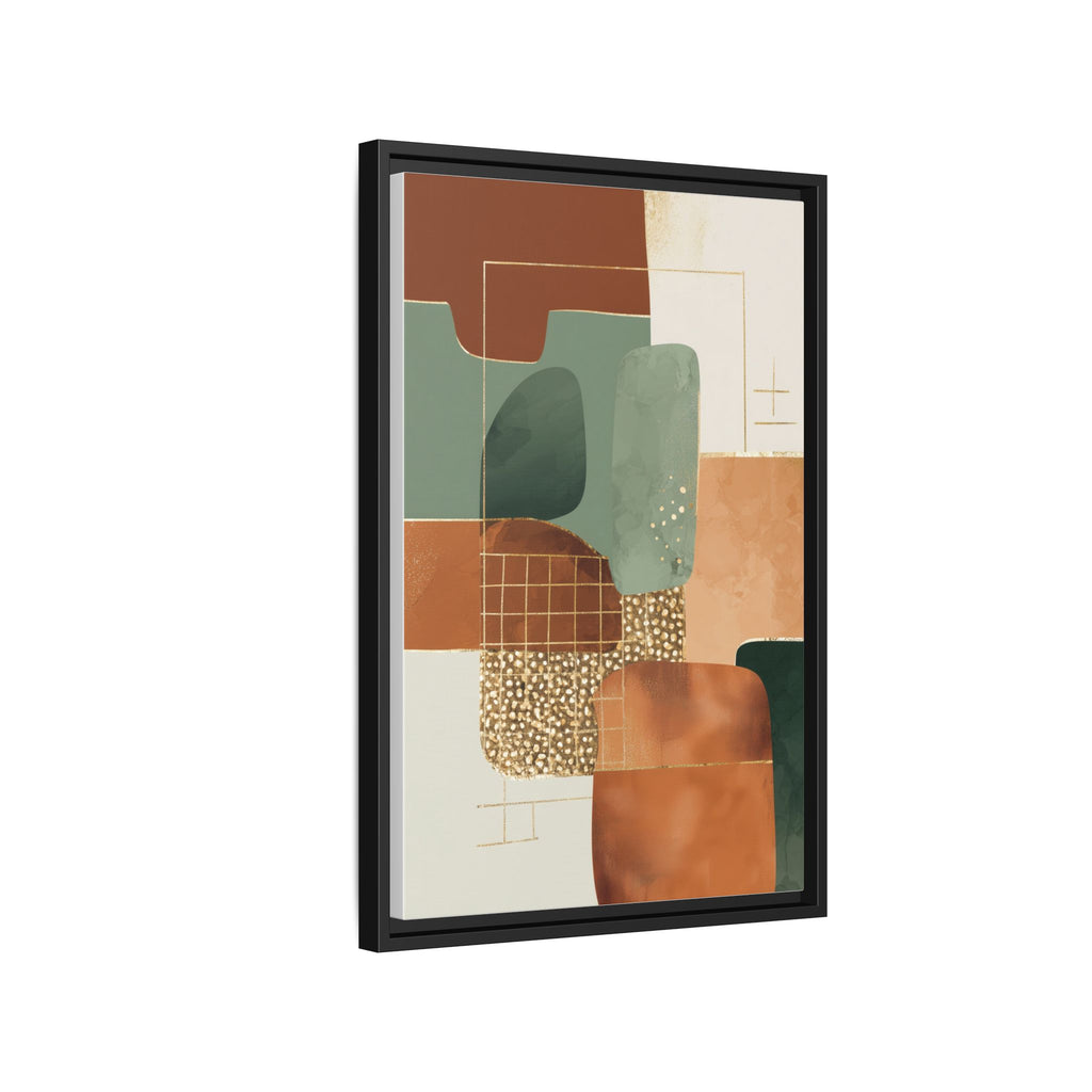 Geometric Harmony: Abstract Minimalist Art, Mid-Century Modern Design, Organic Shapes Composition   |   Custom Orders Accepted