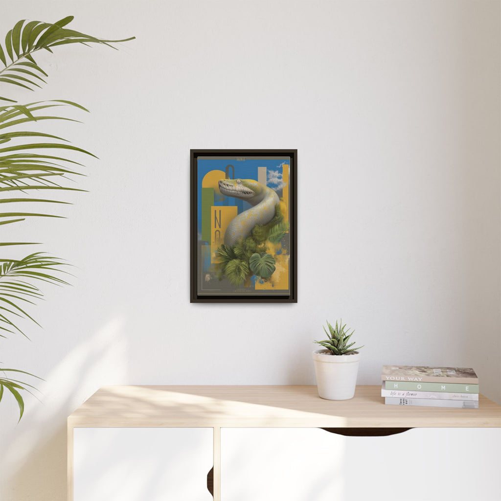 Serpent's Geometry: Tropical Realism, Digital Wildlife Composition   |    Custom Orders Available
