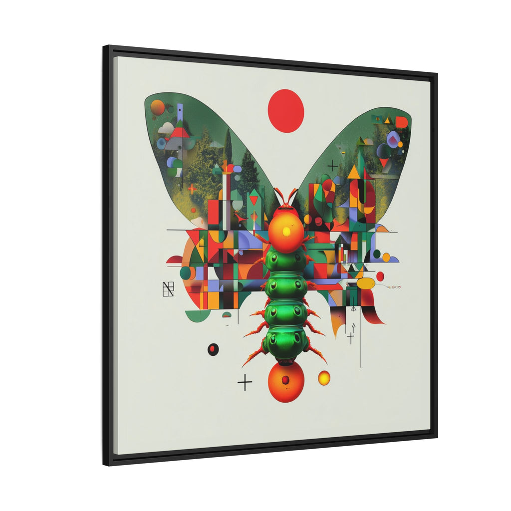 Metamorphic Geometry: Digital Butterfly Architecture, Cubist Nature Transformation   |    Custom Orders Available
