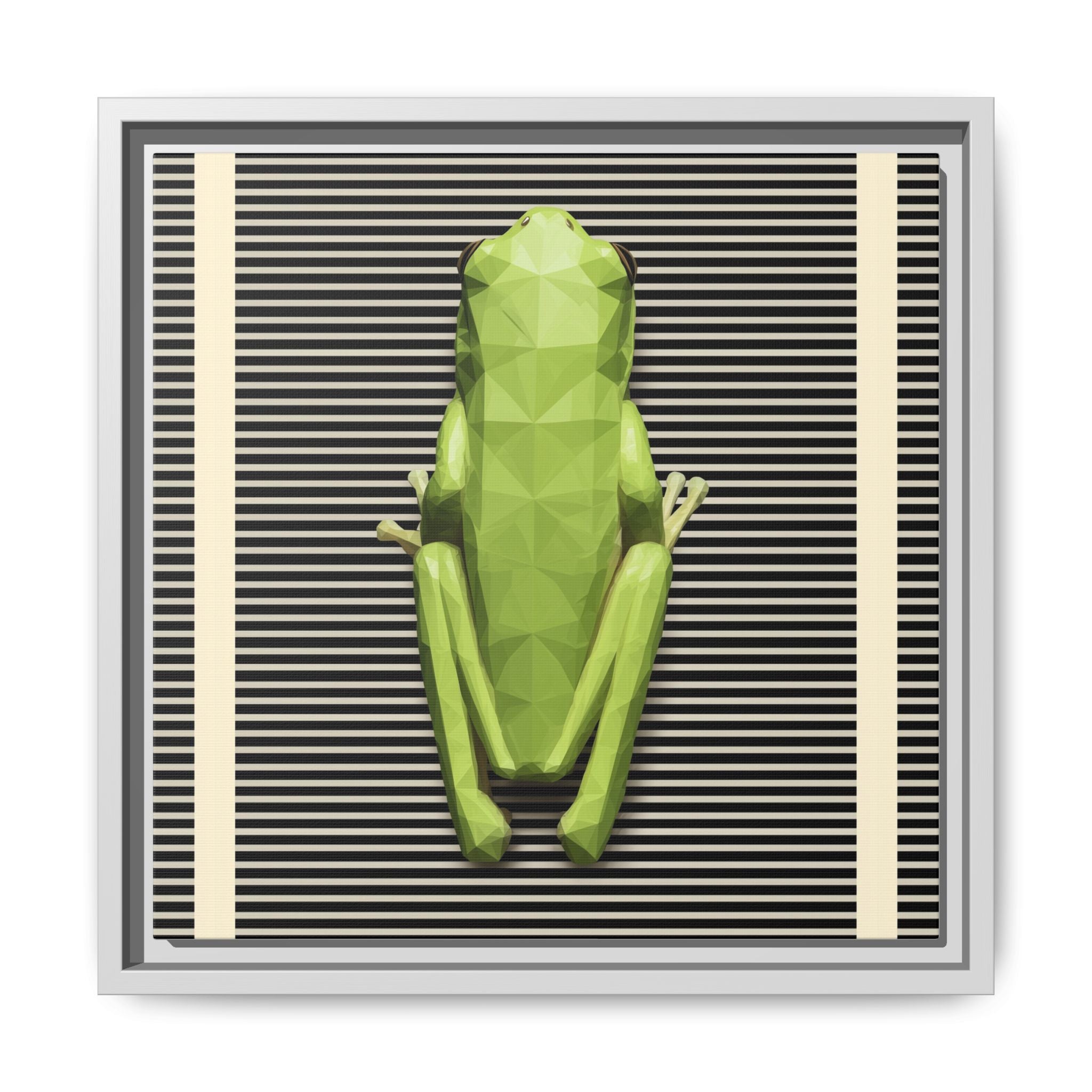 Geometric Amphibian: Low-Poly Frog Design, Digital Art Minimalism   |  Personalized & Custom Orders Available