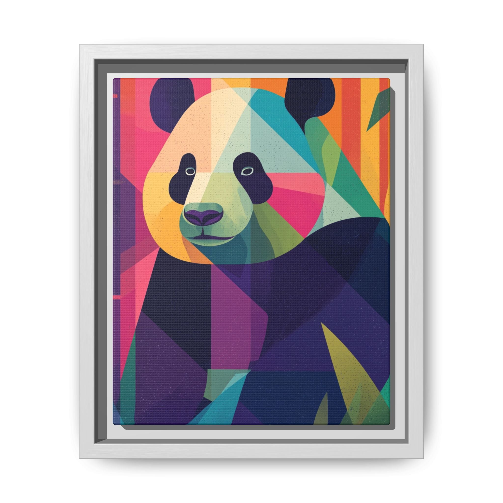 Geometric Panda: Mosaic Wildlife Portrait, Digital Polygonal Art   |  Personalized & Custom Orders Available