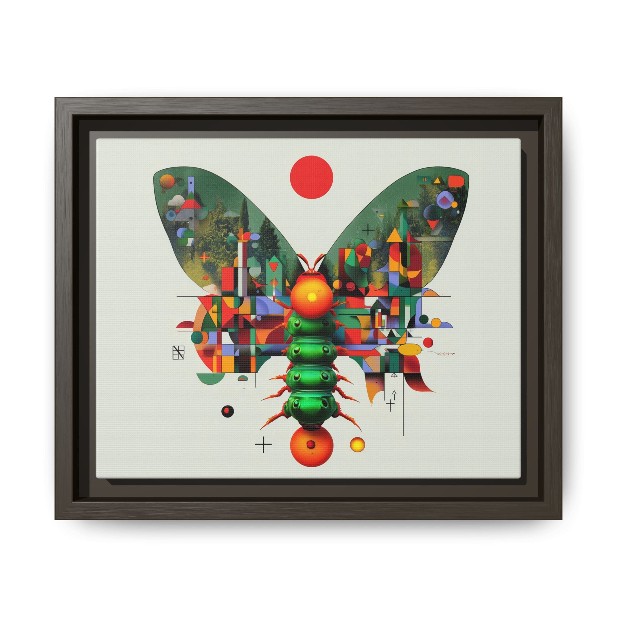 Metamorphic Geometry: Digital Butterfly Architecture, Cubist Nature Transformation   |    Custom Orders Available