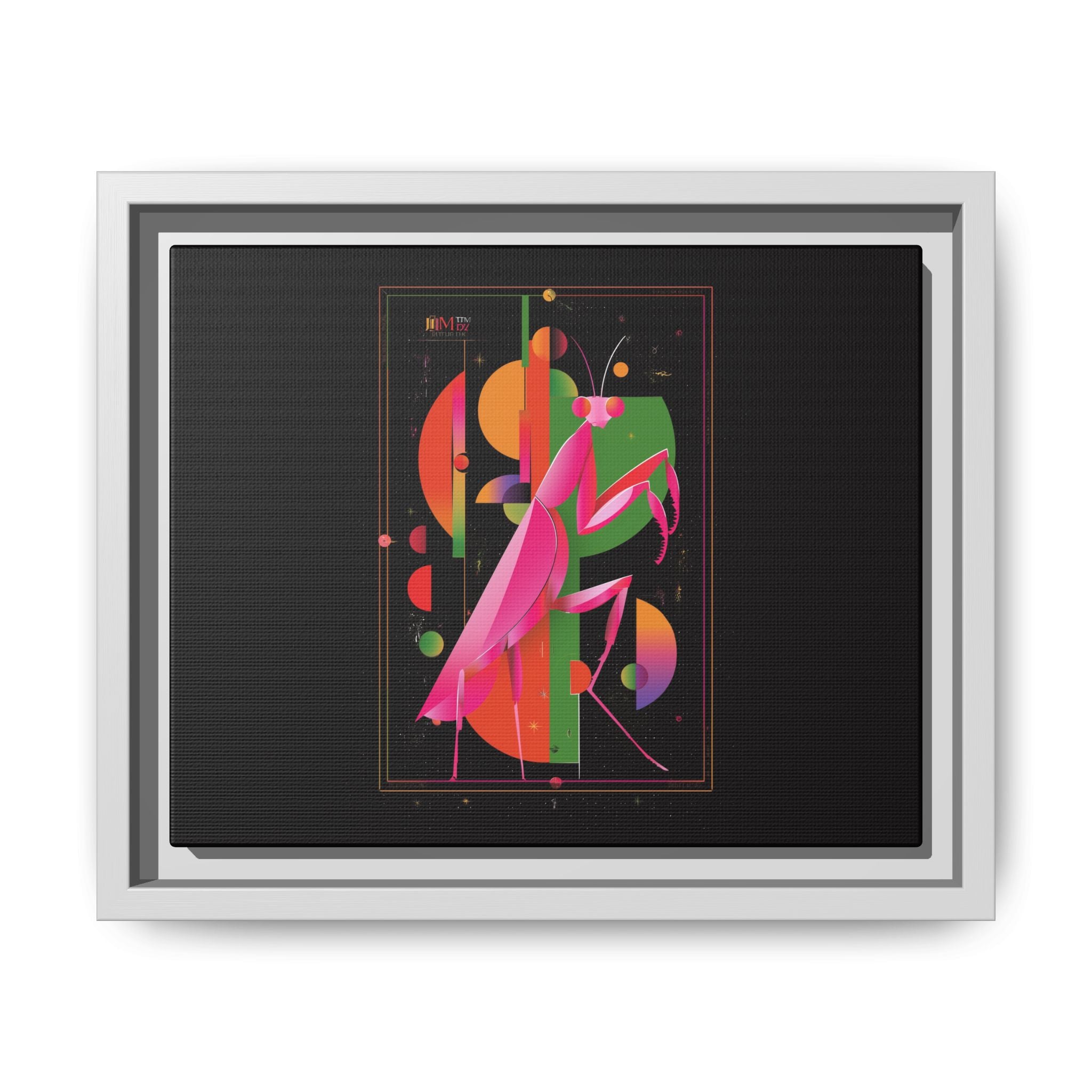 Celestial Mantis: Cubist Geometry, Cosmic Insect Portrait   |    Custom Orders Available