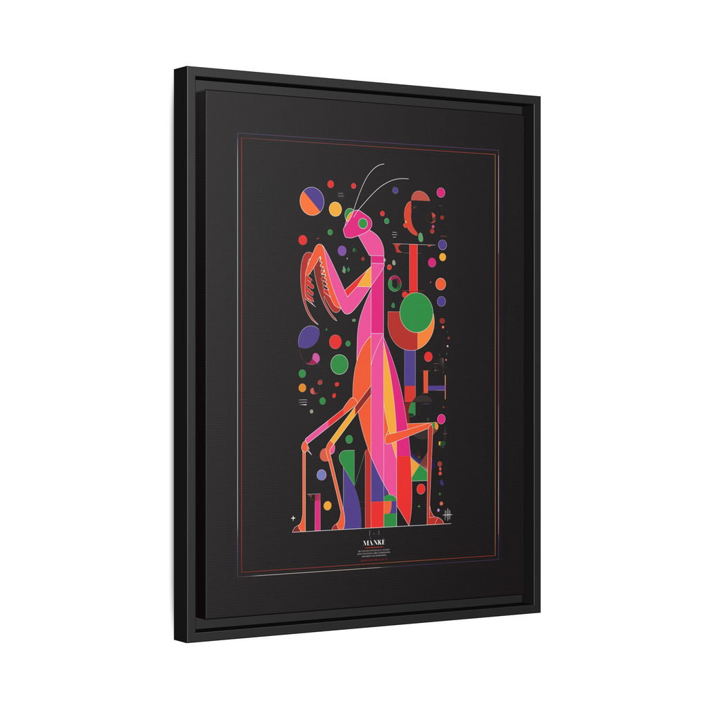 MANKE: Geometric Praying Mantis, Cubist Color Block Design   |    Custom Orders Available