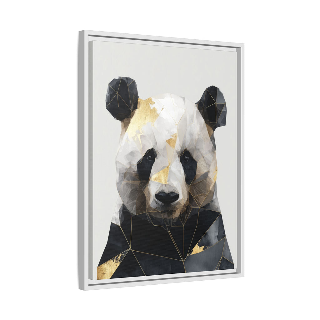 Fractal Panda: Geometric Digital Art, Low Poly Wildlife Portrait   |  Personalized & Custom Orders Available