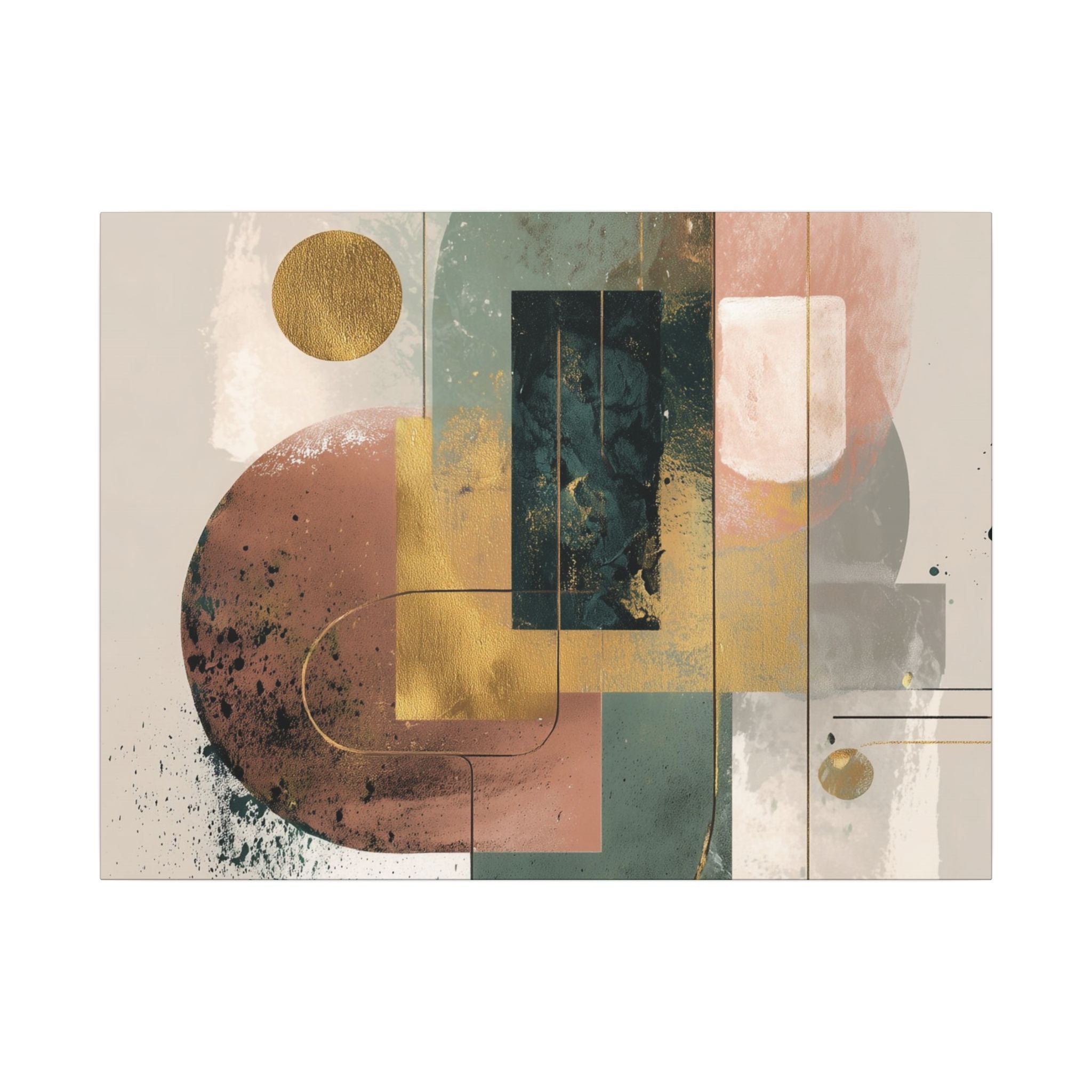 Geometric Harmony: Abstract Composition, Modernist Minimalism, Ethereal Design Layers   |   Custom Orders Accepted