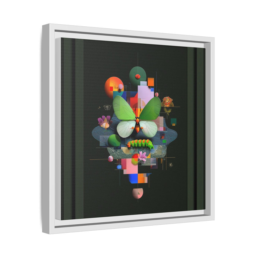 Metamorphosis Geometry Framed Print : Digital Nature Synthesis, Butterfly Abstraction   |  Personalized & Custom Orders Available