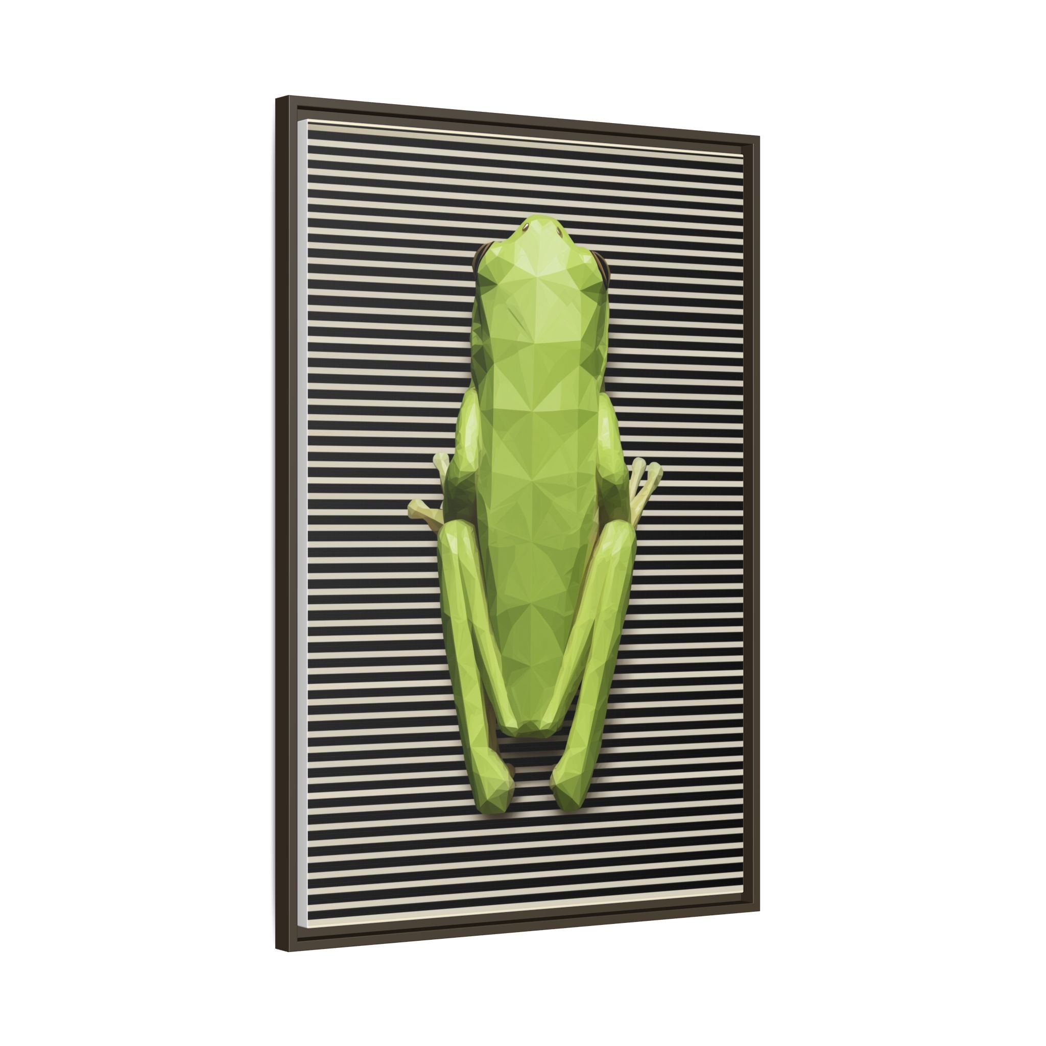 Geometric Amphibian: Low-Poly Frog Design, Digital Art Minimalism   |  Personalized & Custom Orders Available