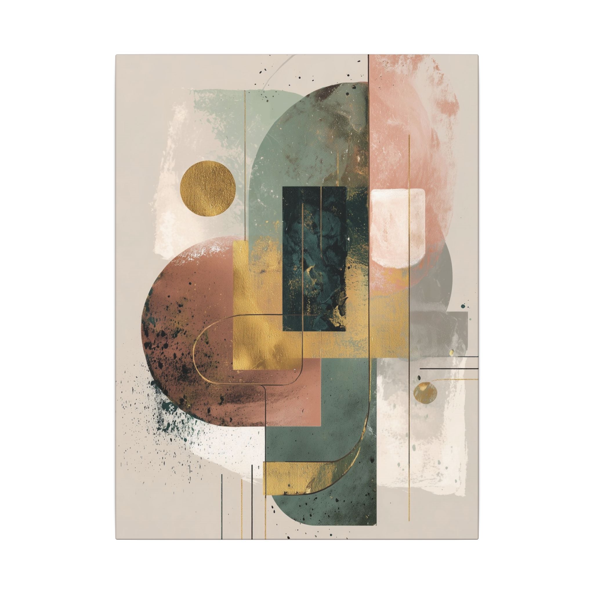 Geometric Harmony: Abstract Composition, Modernist Minimalism, Ethereal Design Layers   |   Custom Orders Accepted