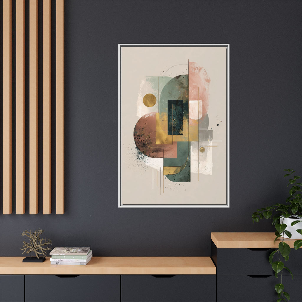 Organic Geometries: Fragmented Forms, Digital Abstract Composition, Layered Minimalist Art   |   Custom Orders Accepted