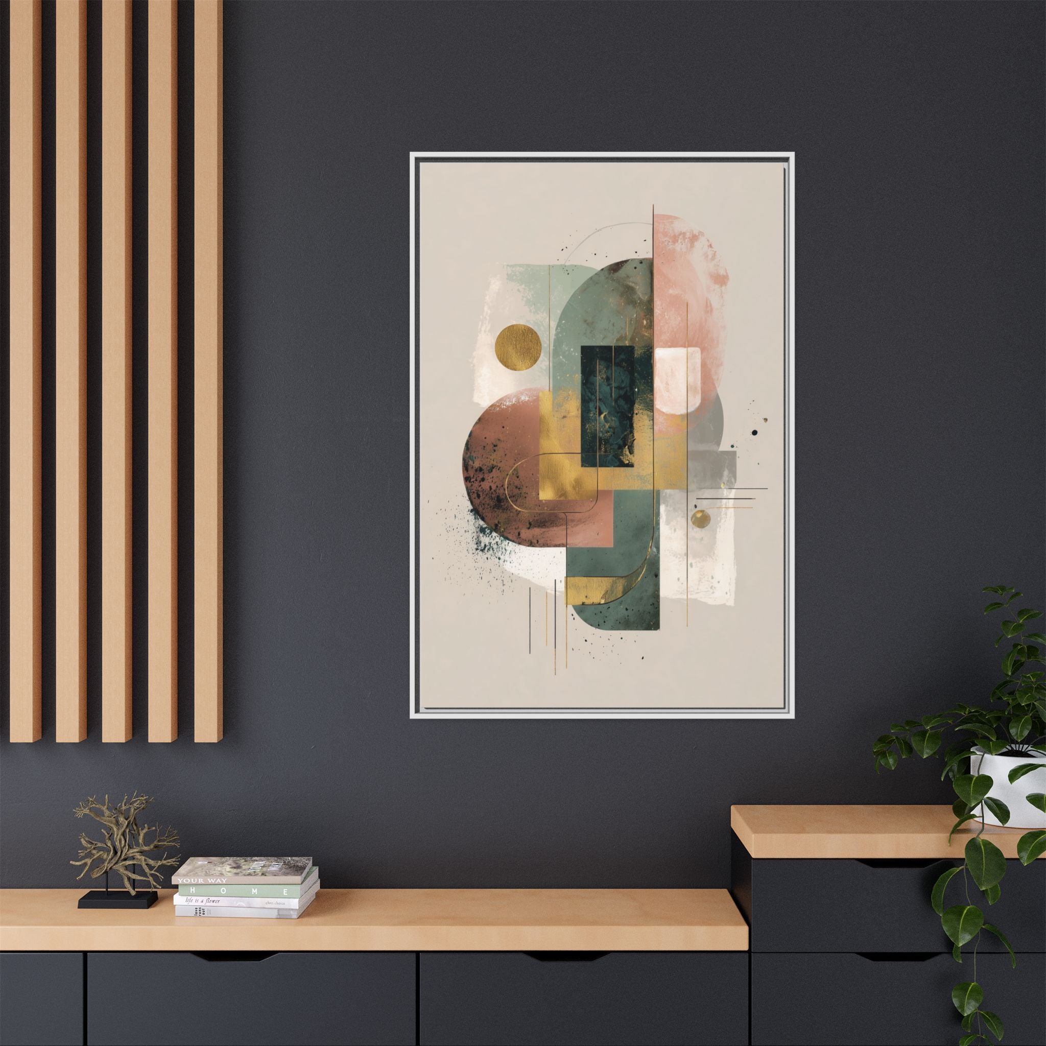 Organic Geometries: Fragmented Forms, Digital Abstract Composition, Layered Minimalist Art   |   Custom Orders Accepted