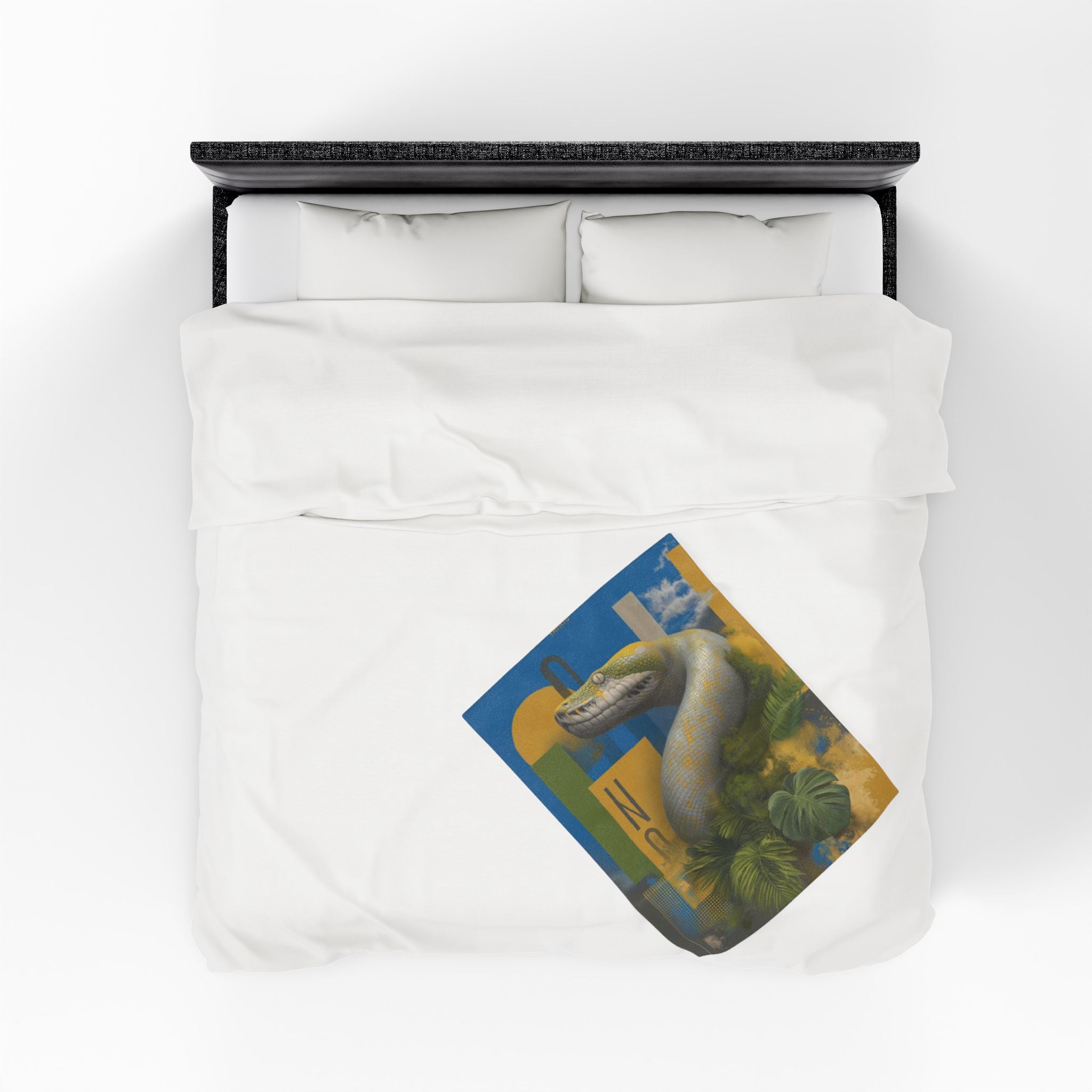 Serpentine Geometry: Digital Tropical Wildlife Art, Geometric Nature Illustration   |    Custom Orders Available