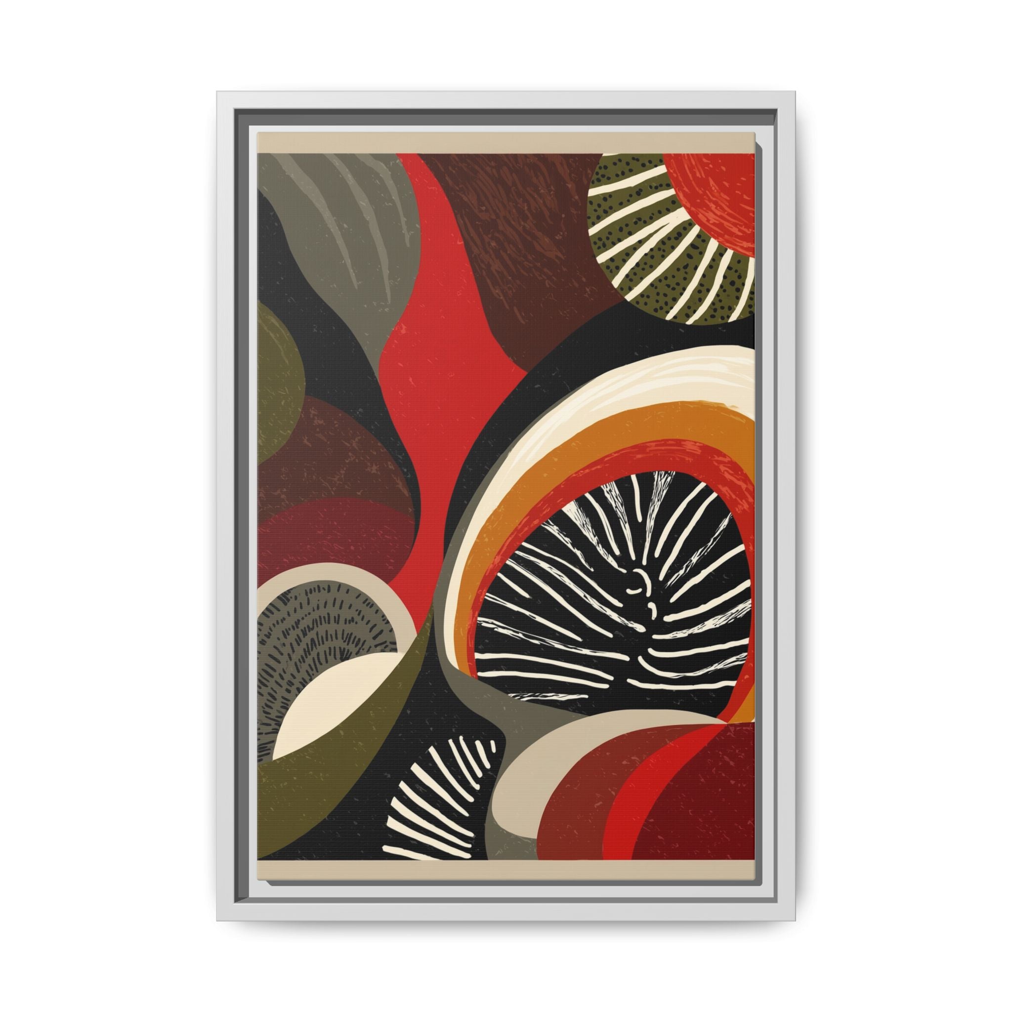 Geometric Rhythm: Abstract Composition, Mid-Century Modern Art, Radial Design Inspiration   |   Custom Orders Accepted