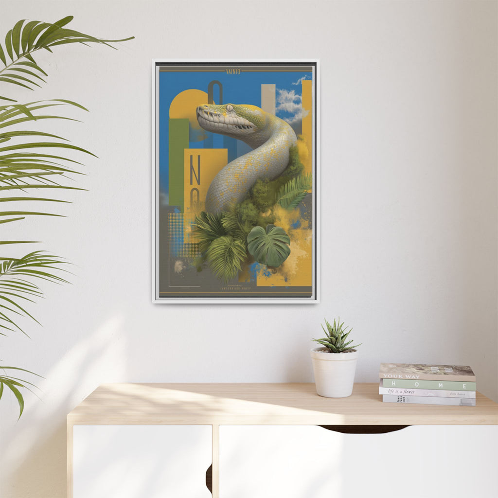 Serpent's Geometry: Tropical Realism, Digital Wildlife Composition   |    Custom Orders Available