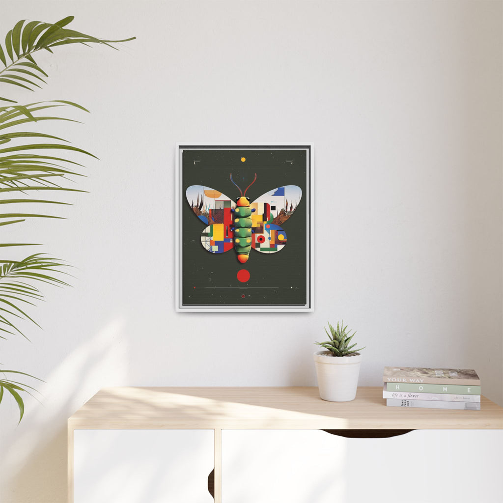 Geometric Butterfly: Bauhaus Digital Mosaic, Technological Nature Composition   |    Custom Orders Available