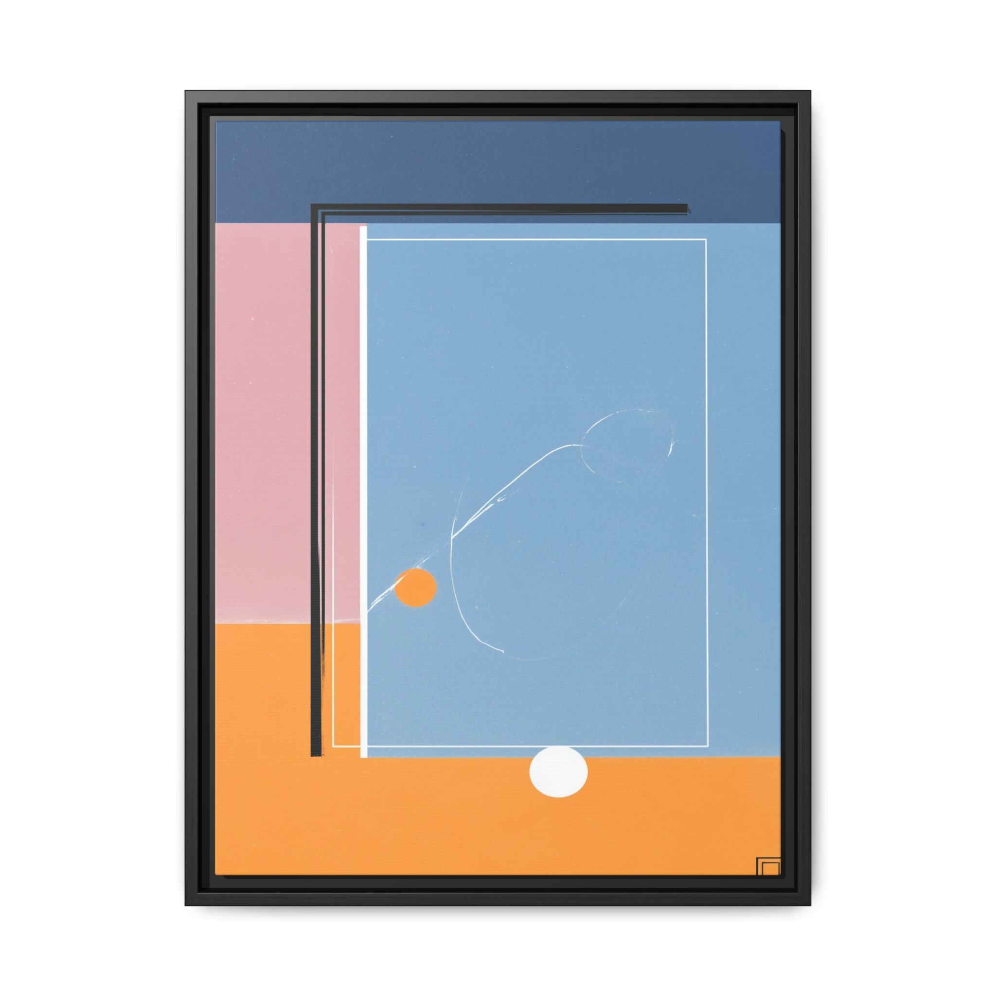 Geometric Layered Abstraction: Modernist Color Planes, Constructivist Design, Minimalist Composition   |   Custom Orders Accepted