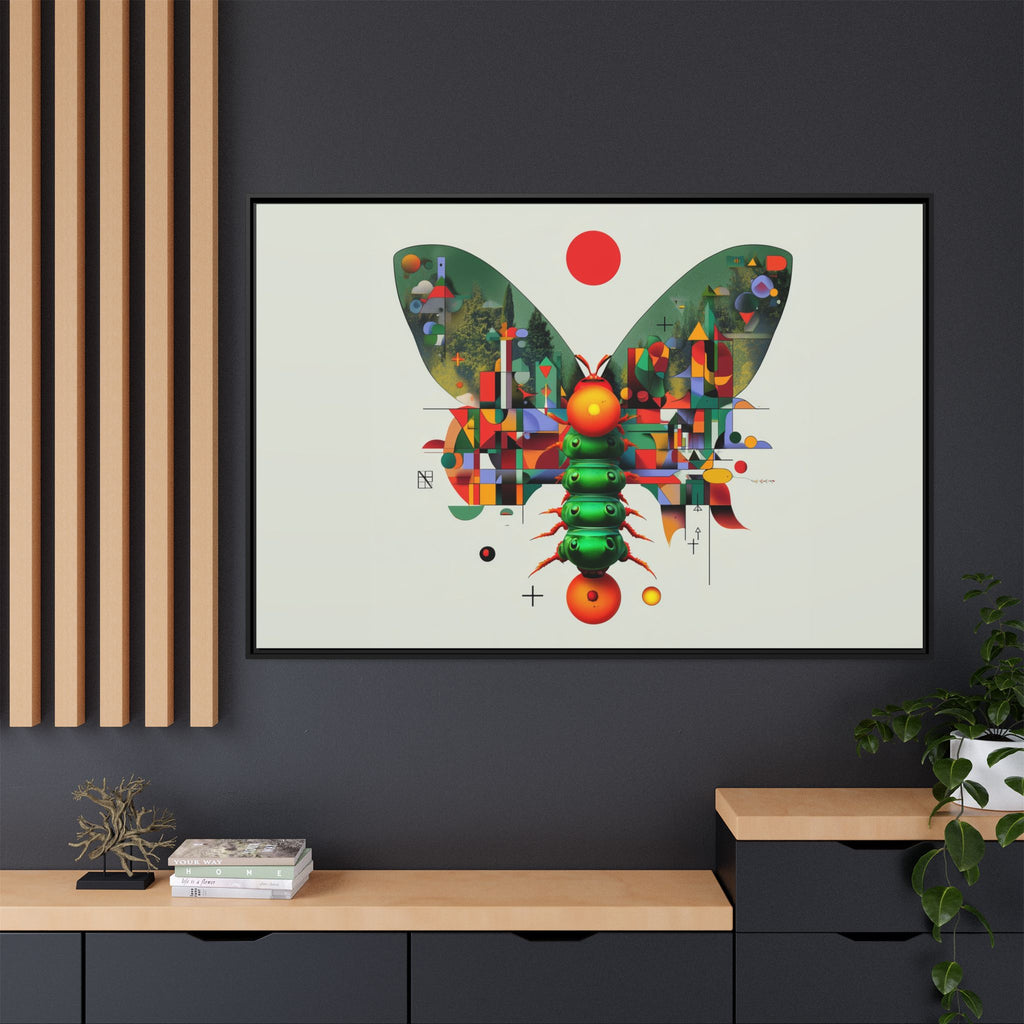 Metamorphic Geometry: Digital Butterfly Architecture, Cubist Nature Transformation   |    Custom Orders Available