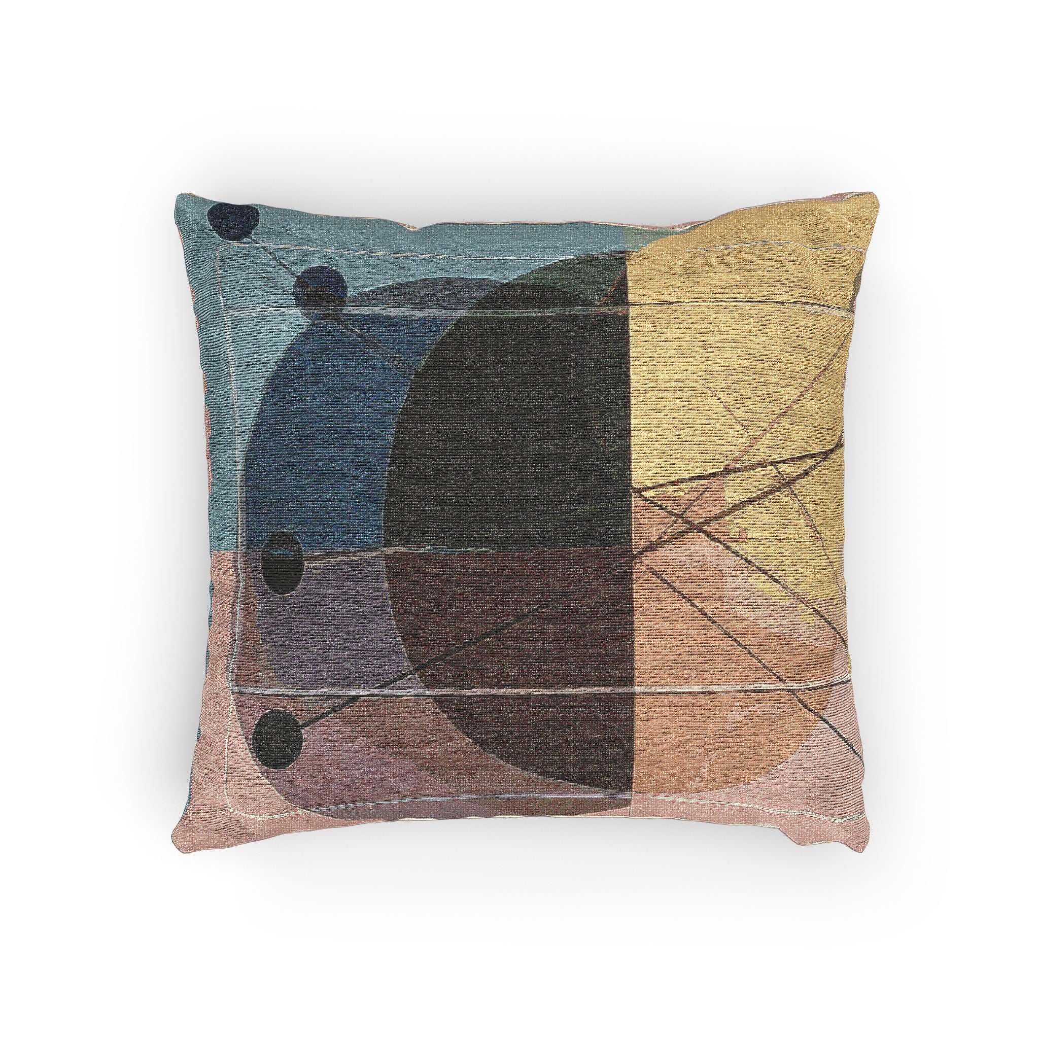 Prismatic Intersections: Geometric Pastel Abstraction, Mid-Century Modern Design   |    Custom Orders Available