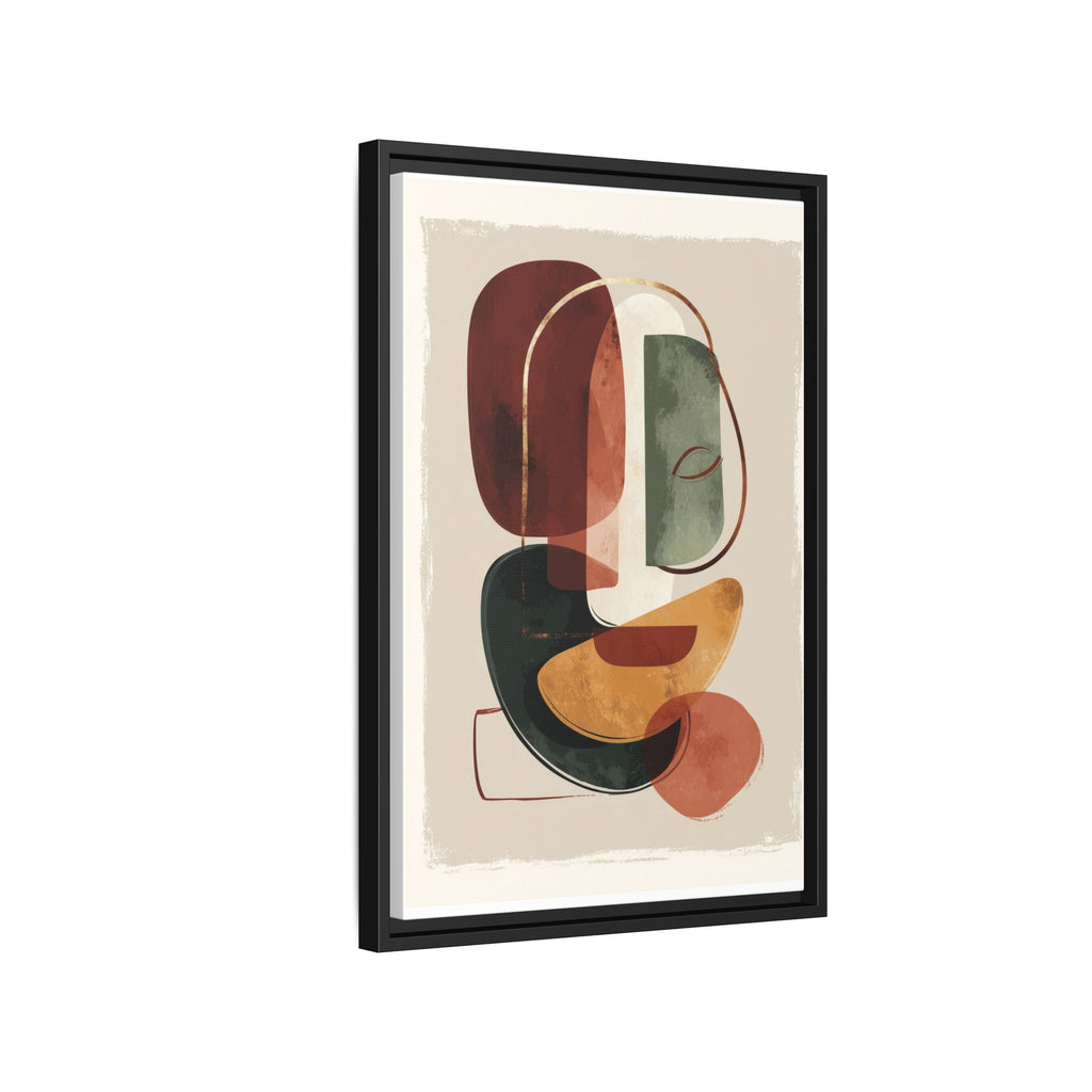 Layered Geometries: Mid-Century Modern Composition, Organic Abstract Design, Translucent Intersecting Shapes   |   Custom Orders Accepted