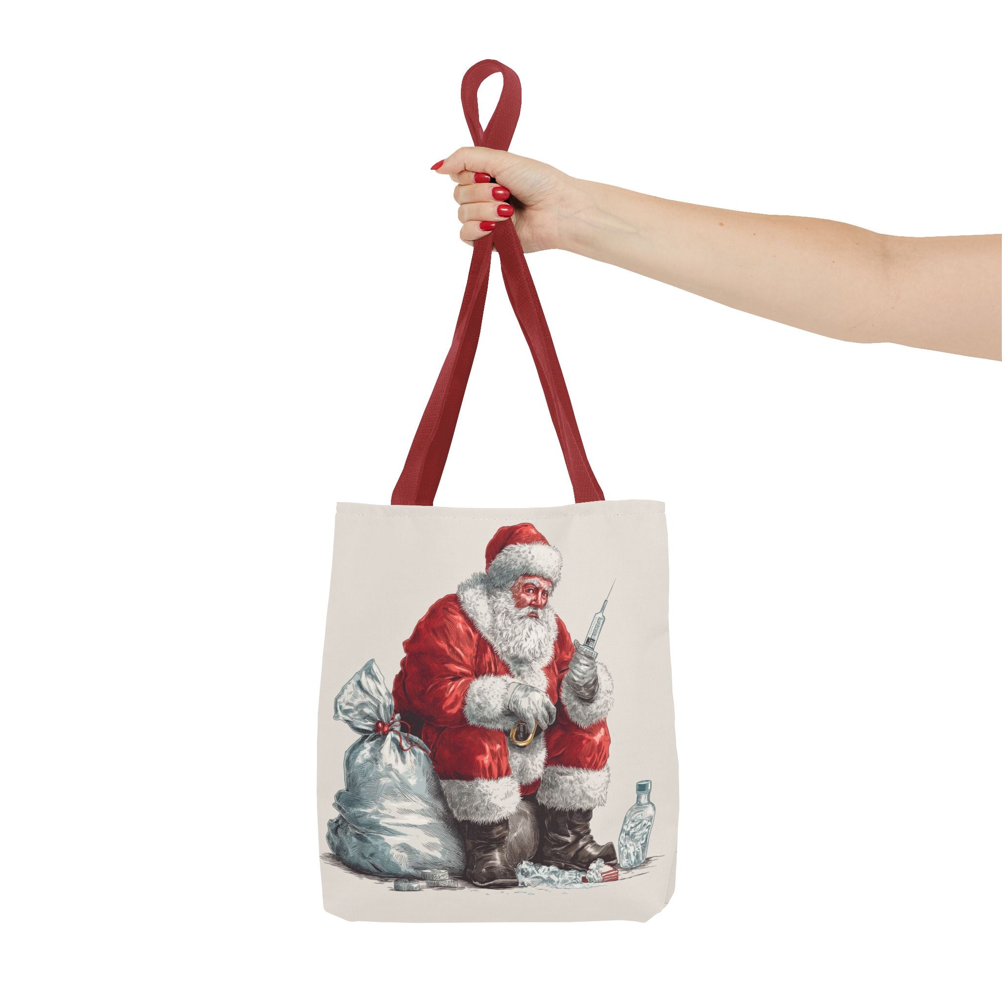 Naughty Santa Tote Bag (AOP)