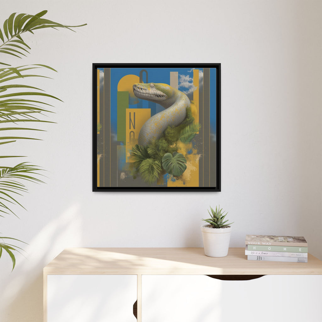 Serpent's Geometry: Tropical Realism, Digital Wildlife Composition   |    Custom Orders Available