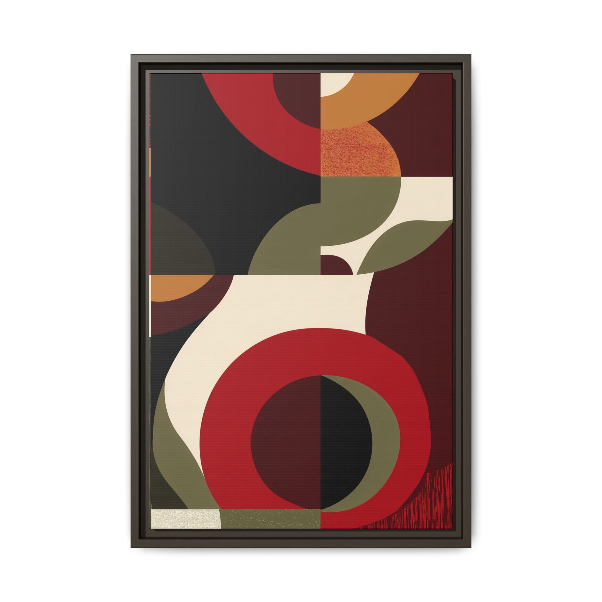 Geometric Intersections: Mid-Century Modern Design, Abstract Architectural Composition, Rhythmic Curved Forms   |   Custom Orders Accepted