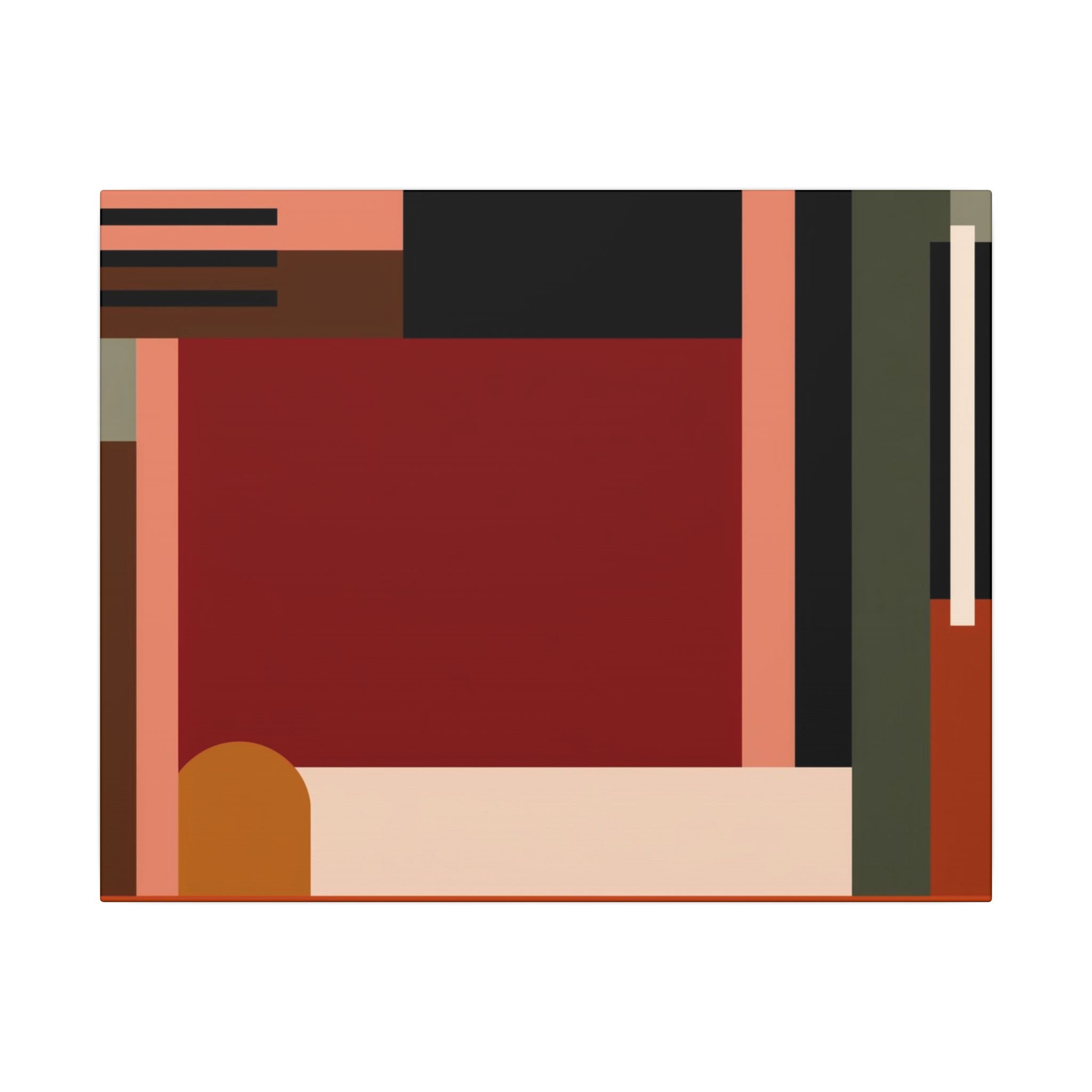 Geometric Harmony: Abstract Constructivist Design, Modern Color Palette, Minimalist Architectural Composition   |   Custom Orders Accepted