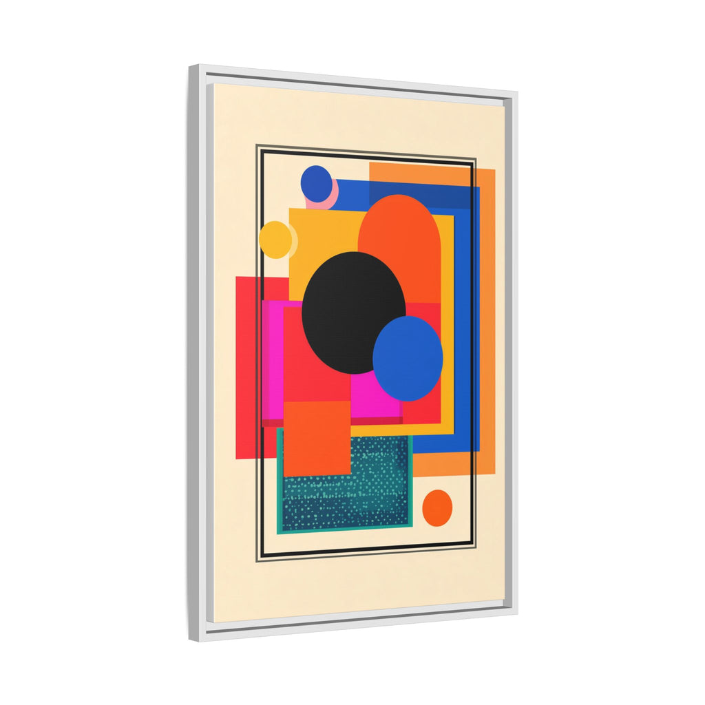 Geometric Harmony: Abstract Color Blocks, Mid-Century Modern Design, Minimalist Art Composition   |   Custom Orders Accepted