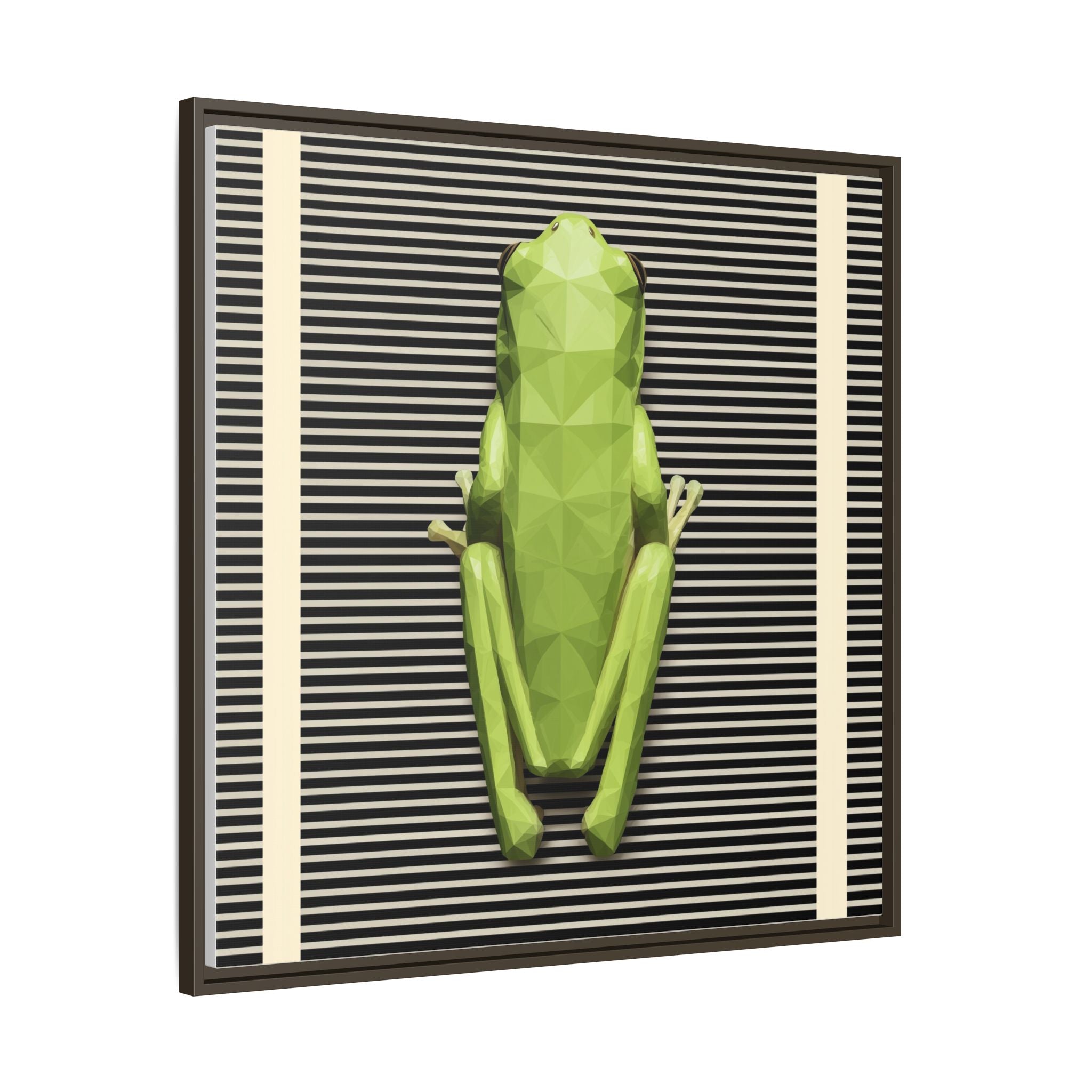 Geometric Amphibian: Low-Poly Frog Design, Digital Art Minimalism   |  Personalized & Custom Orders Available